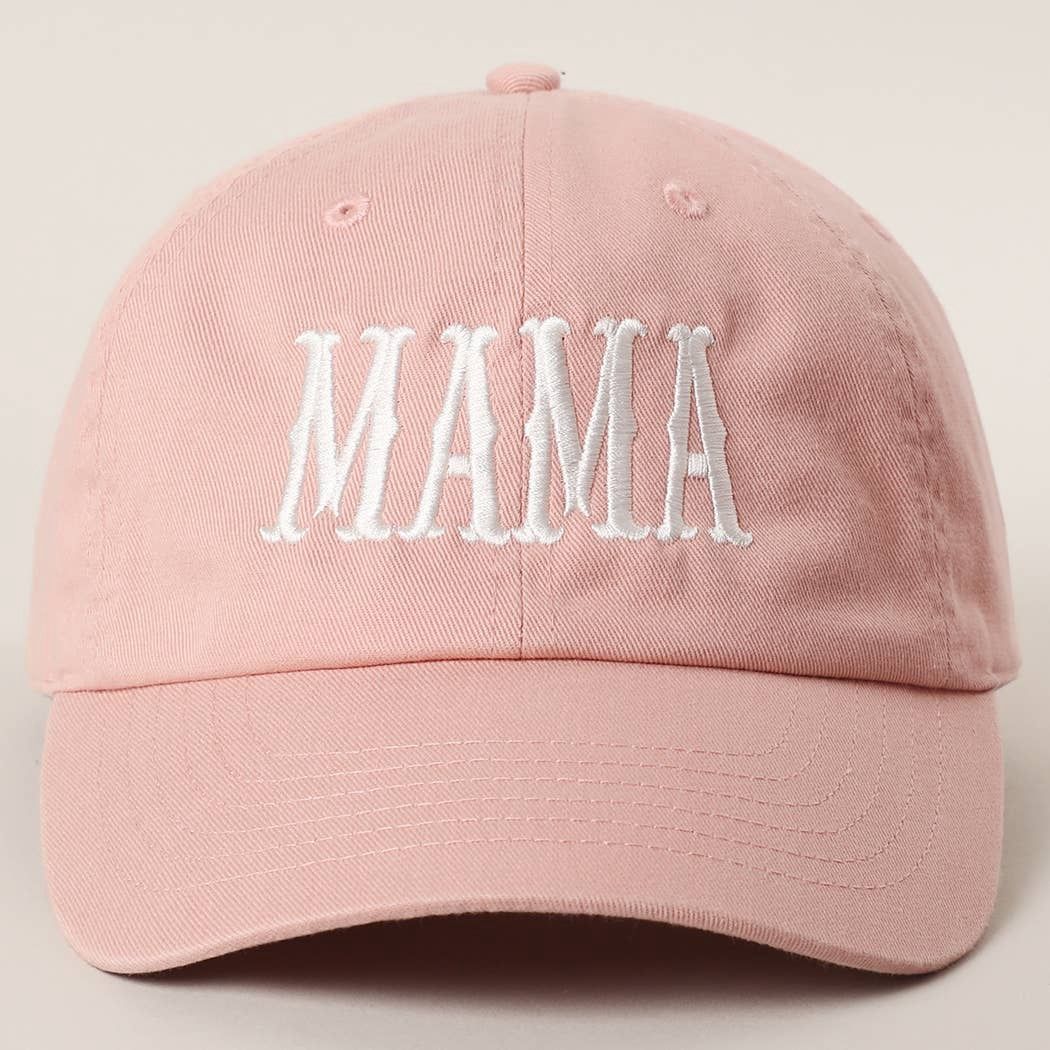 MAMA Typography Embroidered Baseball Cap