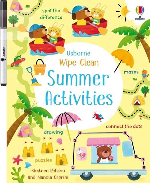 Wipe-Clean Summer Activities : Usborne