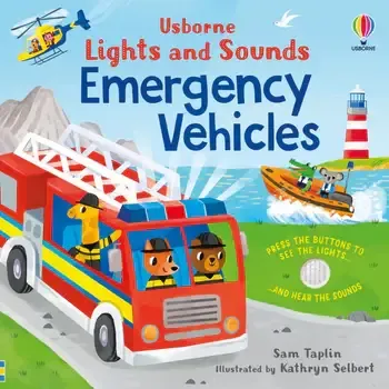 Lights and Sounds Emergency Vehicles sound book: Usborne
