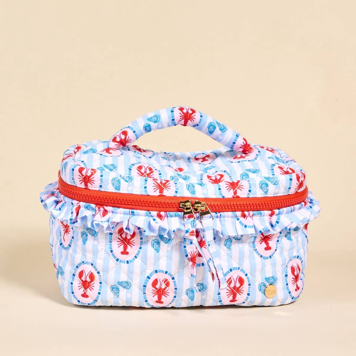 Glam &amp; Go Quilted Cosmetic Bag–Harbor House