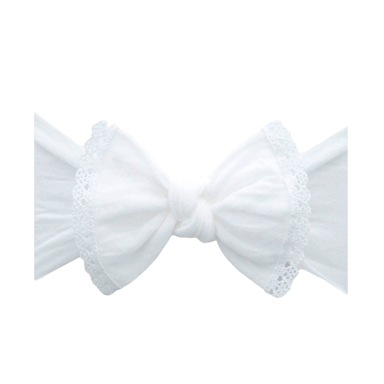 Trimmed Knot, Color: White Lace