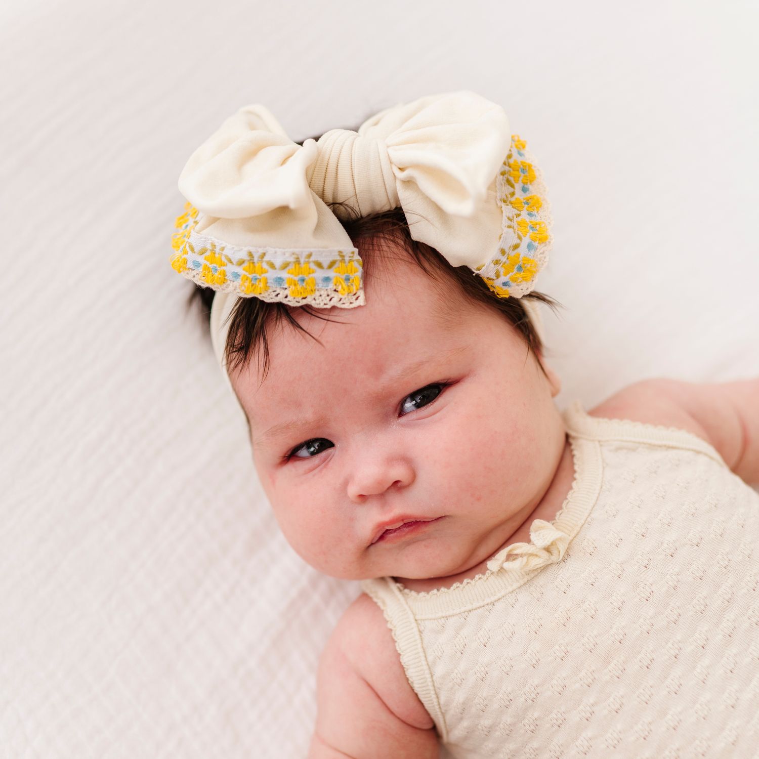 NOVELTY FAB®: Ivory Yellow Floral