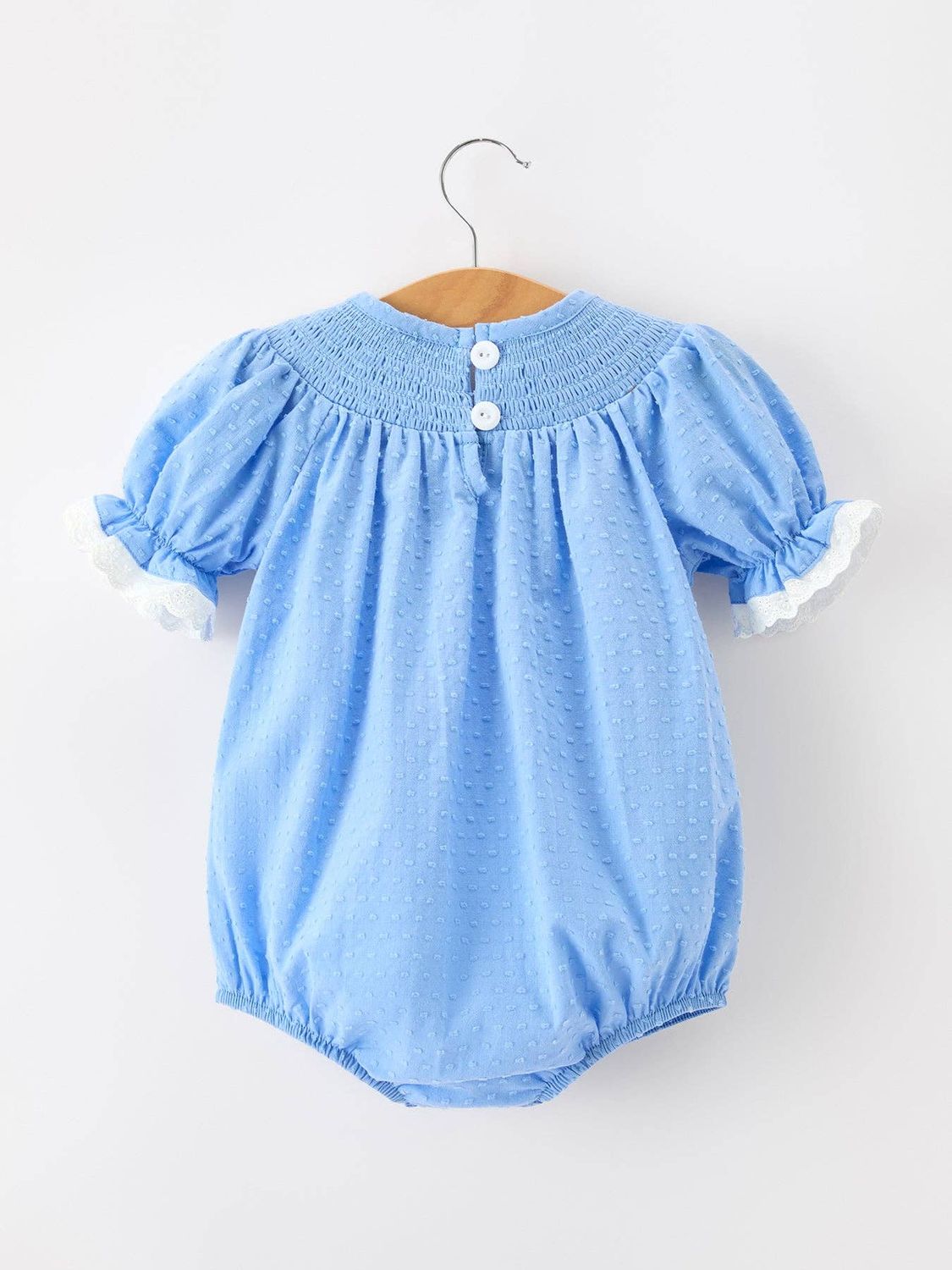 Halloween Thanksgiving Pumpkin Smocked Bubble Romper