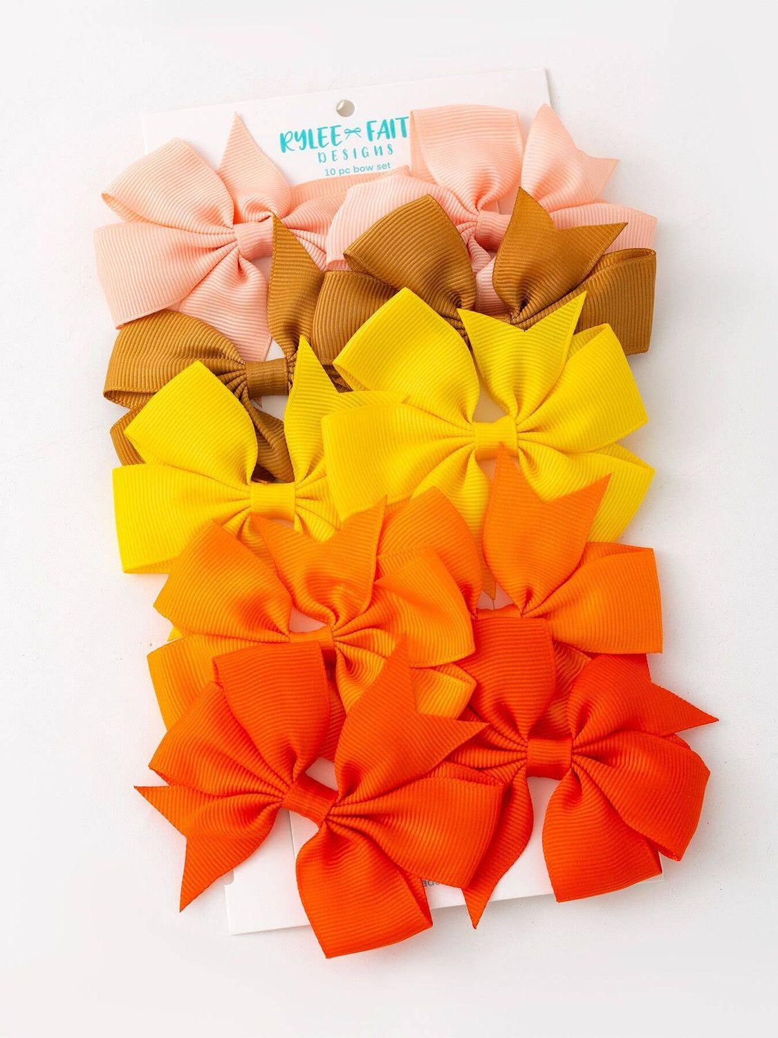 Bow Hair Clip Set