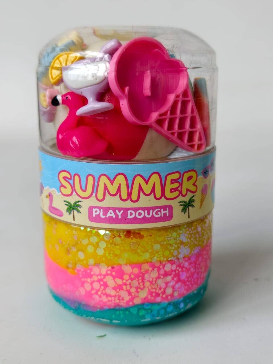 Summer Play dough Jar