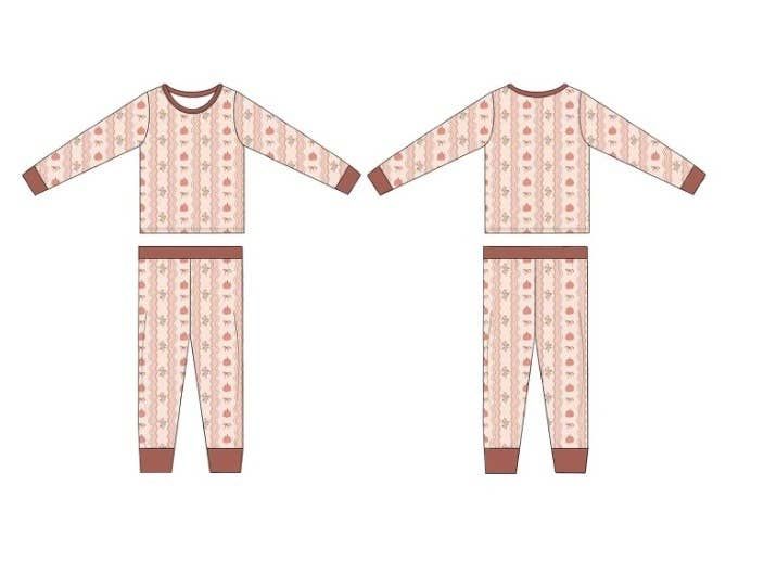Coquette Pumpkin | Bamboo Two Piece Pajamas