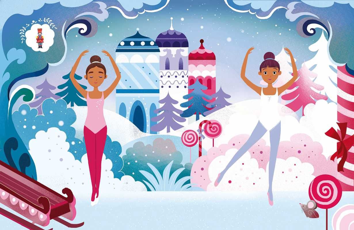 Glittery Dancers Sticker Book by SARA UGOLOTTI