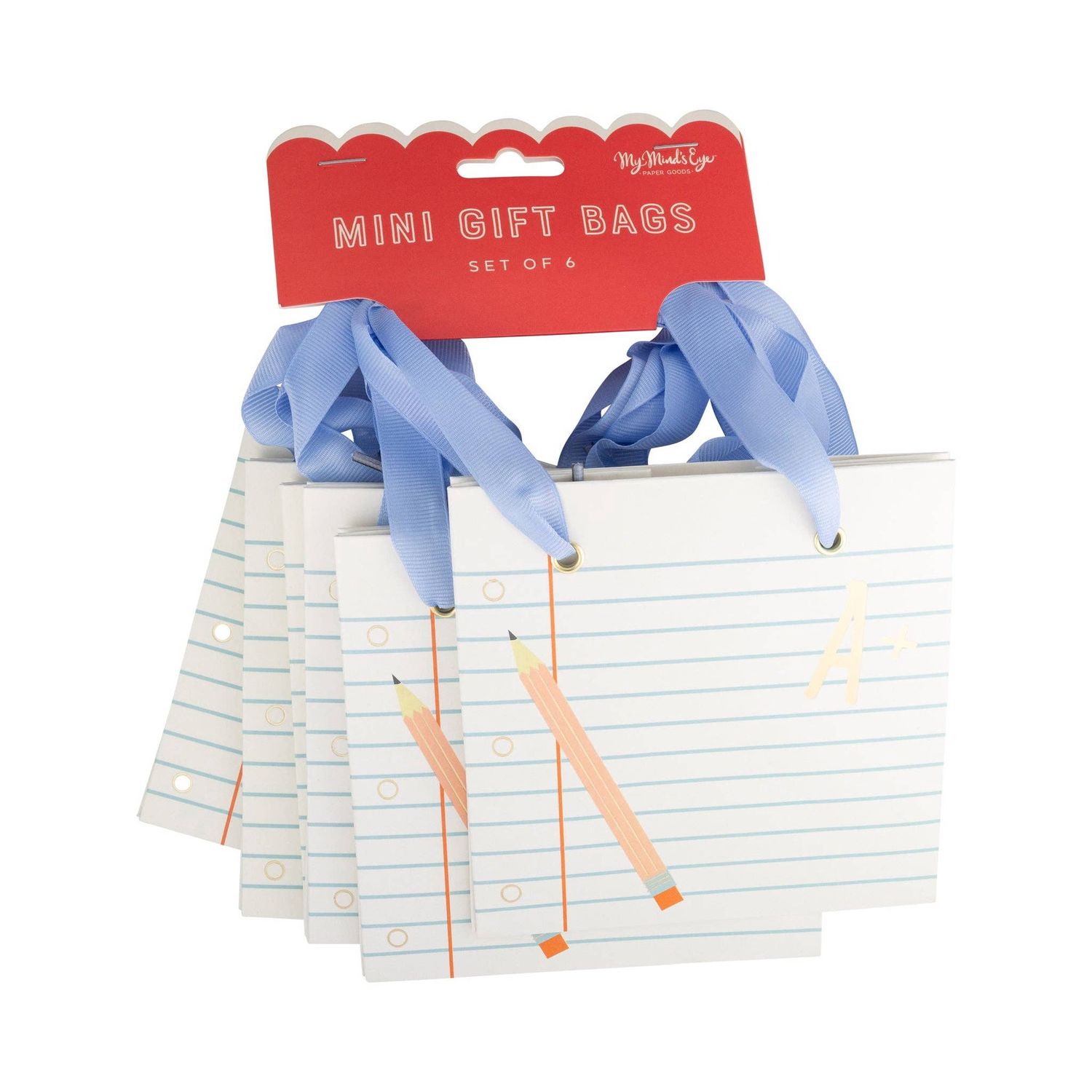 Ruled Paper GIft Bag Set