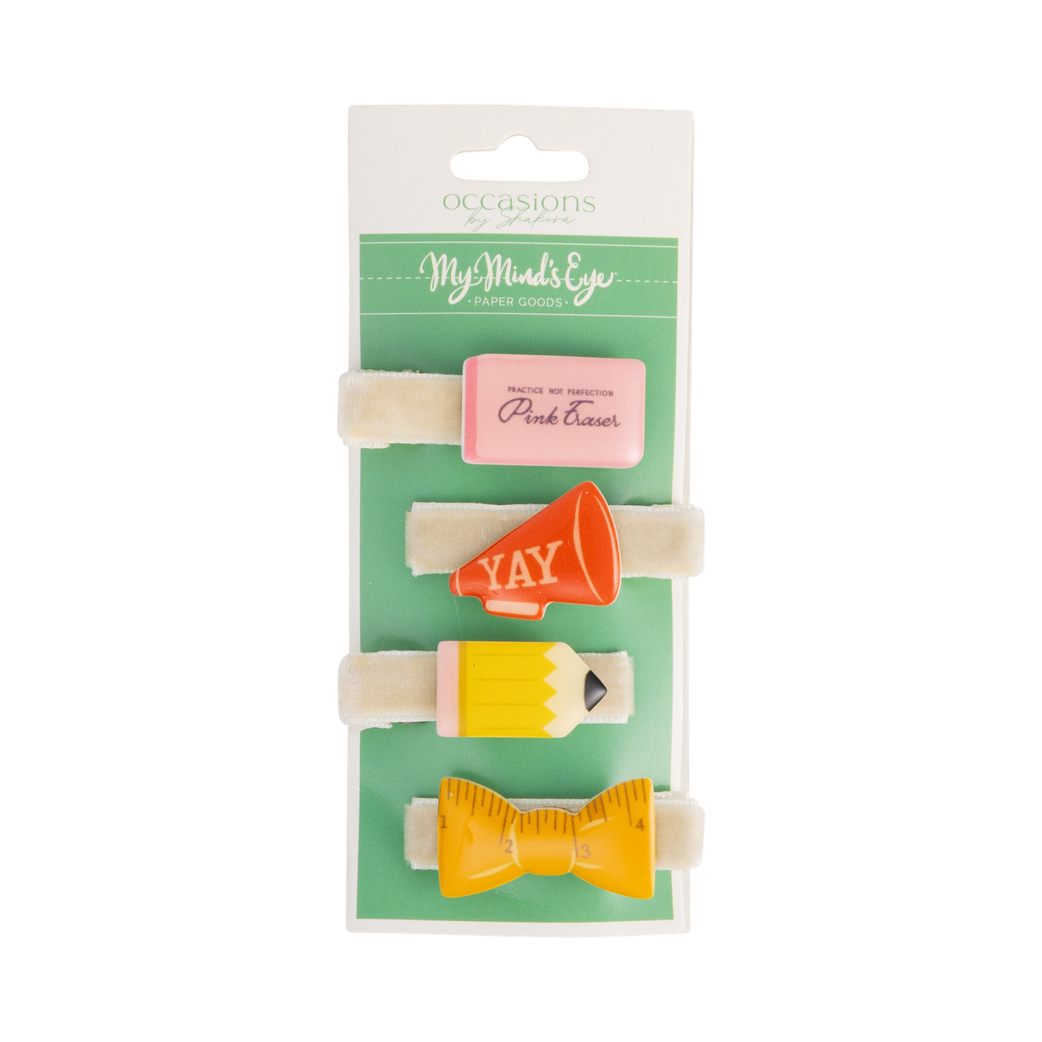 Back to School Resin Barrettes