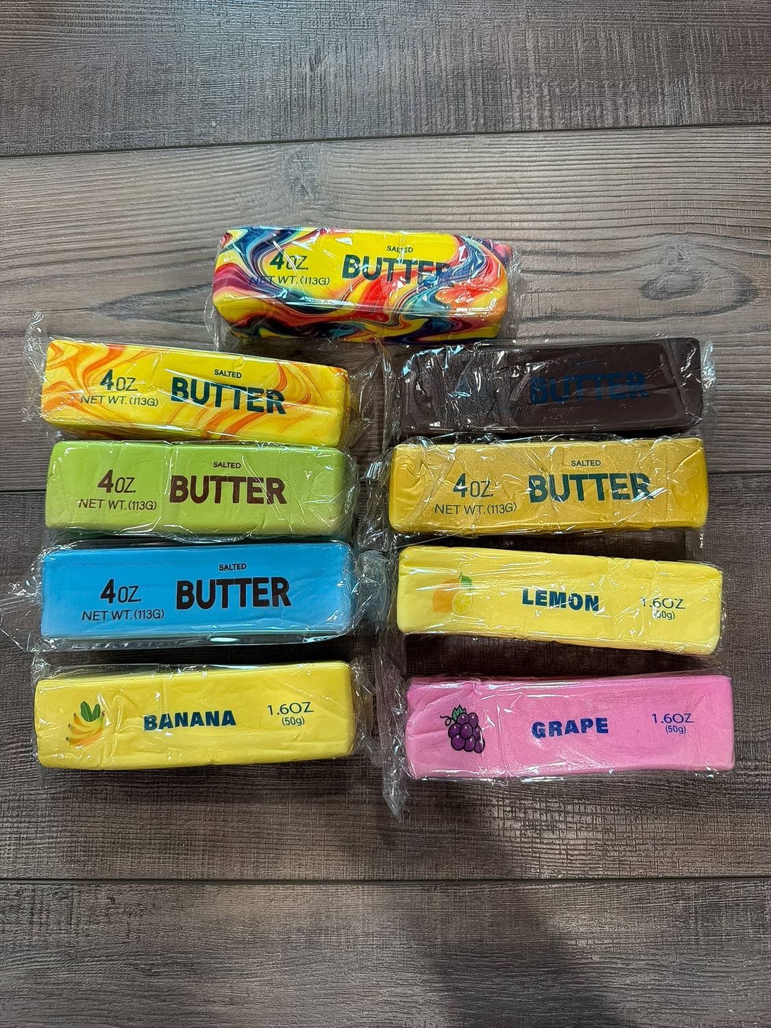 Squishy Squish Stick of Butter 9 Colors