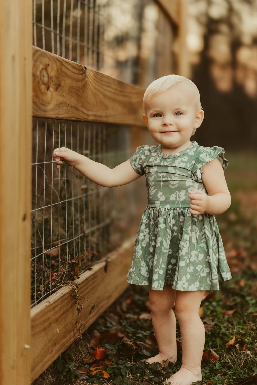 Bamboo Infant Dress- Whispering Meadows