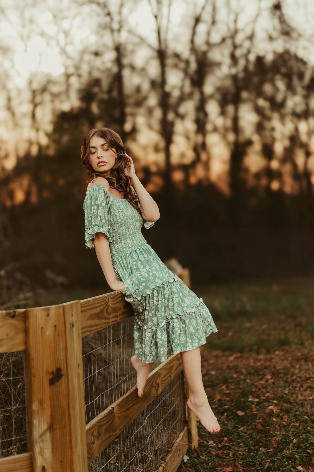 Adult Bamboo Dress- Whispering Meadows