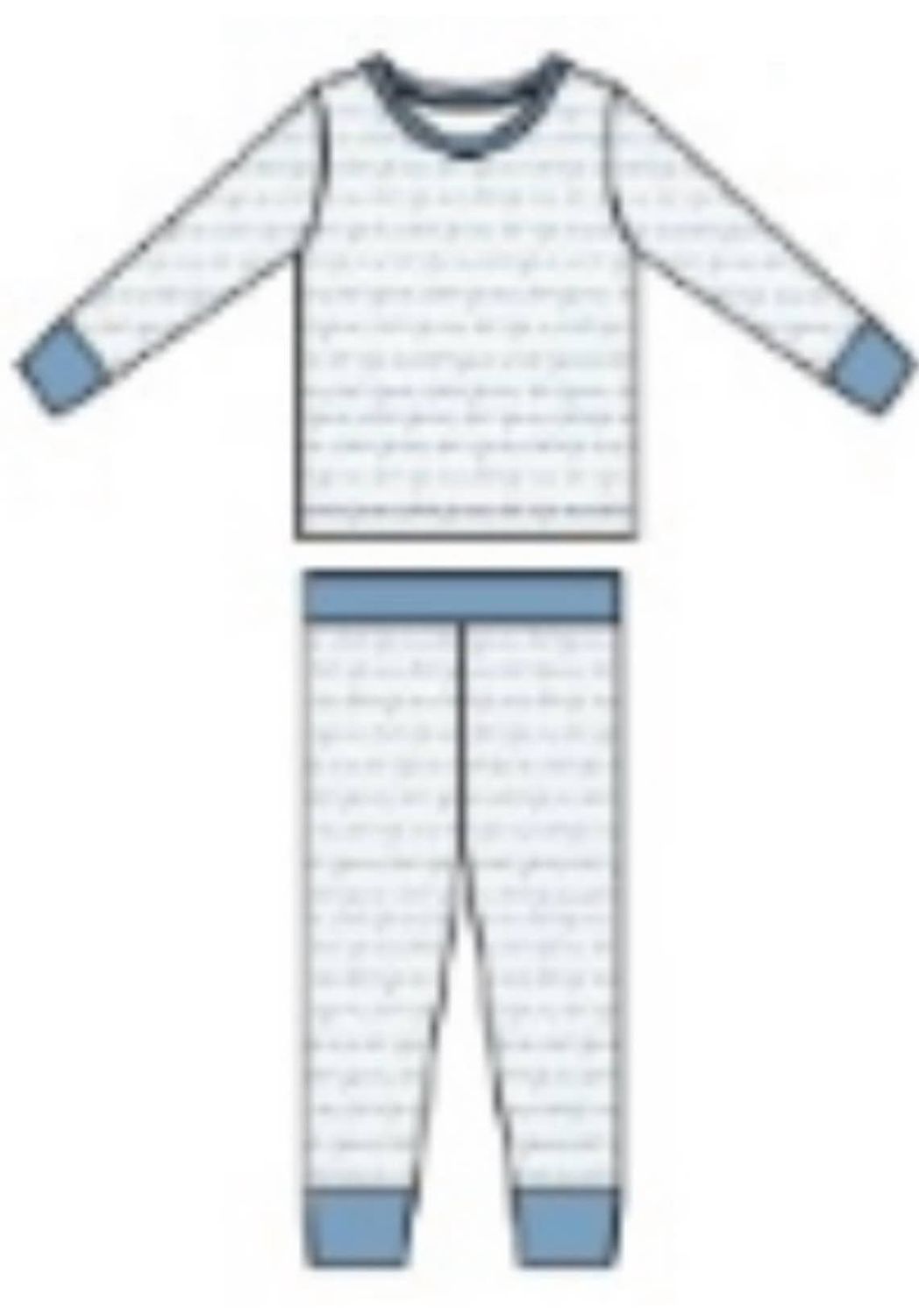 BLUE SO LOVED 2PC LOUNGER