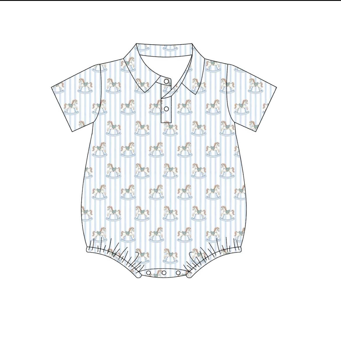 Baby boy polo bubble