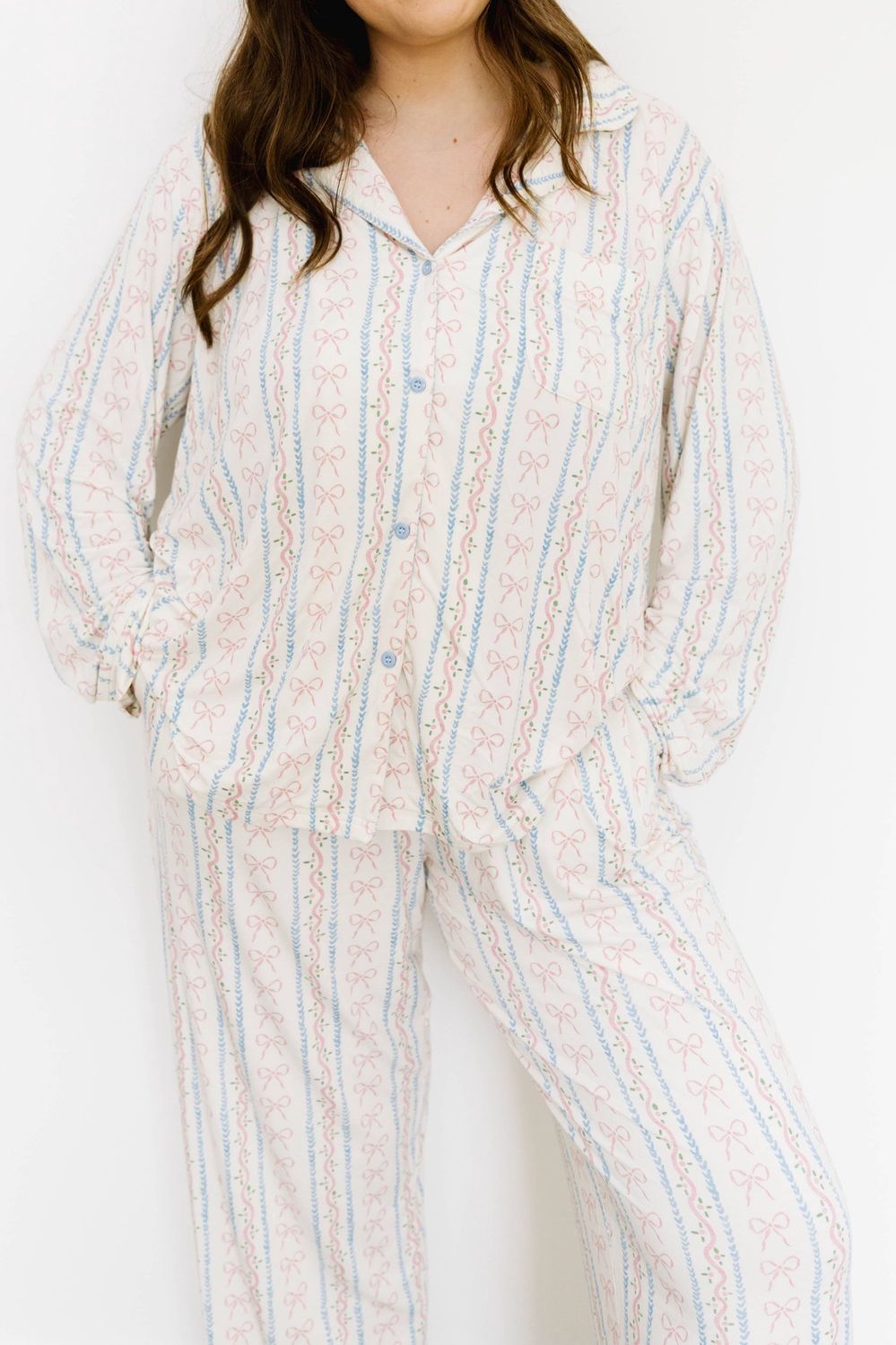 Dainty Bows Women's Pajama Set