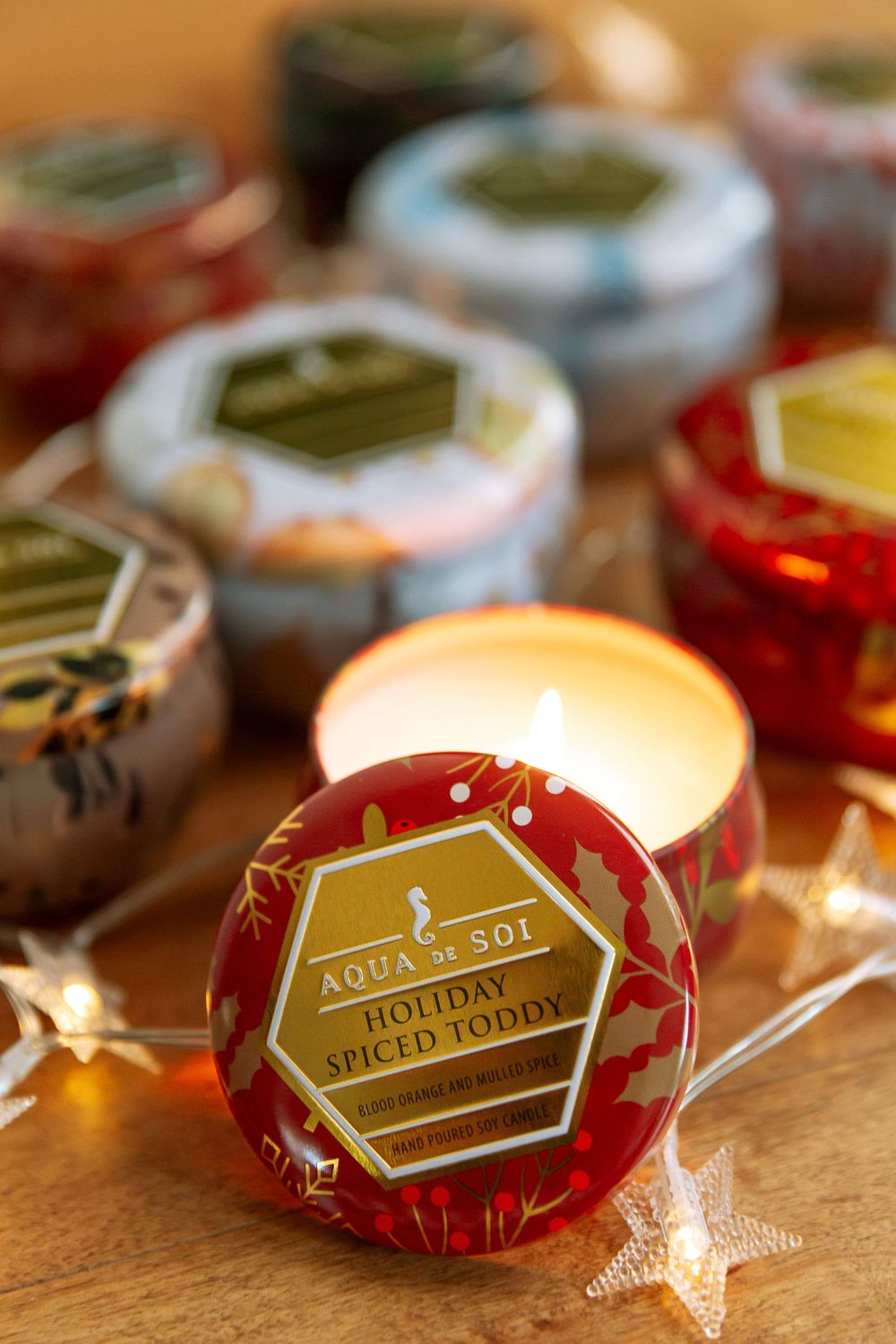 Pumpkin Chai 4oz Aqua De SOi Candle Tin