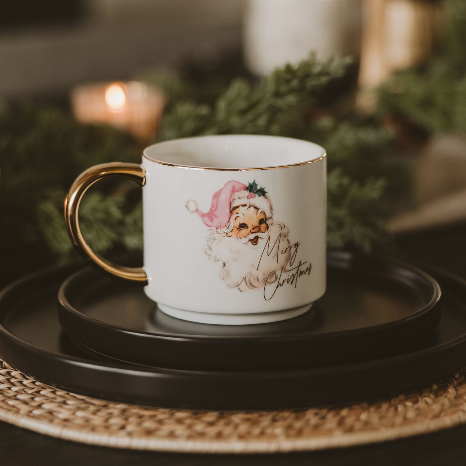 Vintage Santa Coffee Mug - Christmas Decor &amp; Gifts