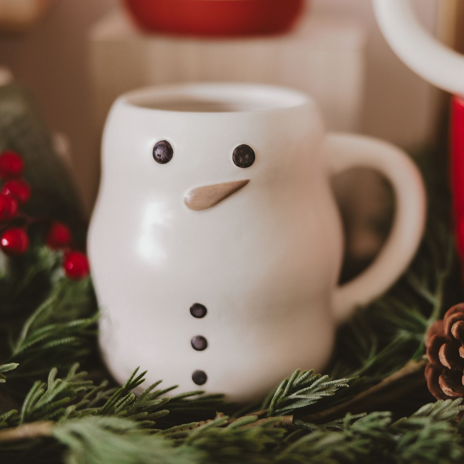Snowman Coffee Mug - Christmas Decor &amp; Gifts