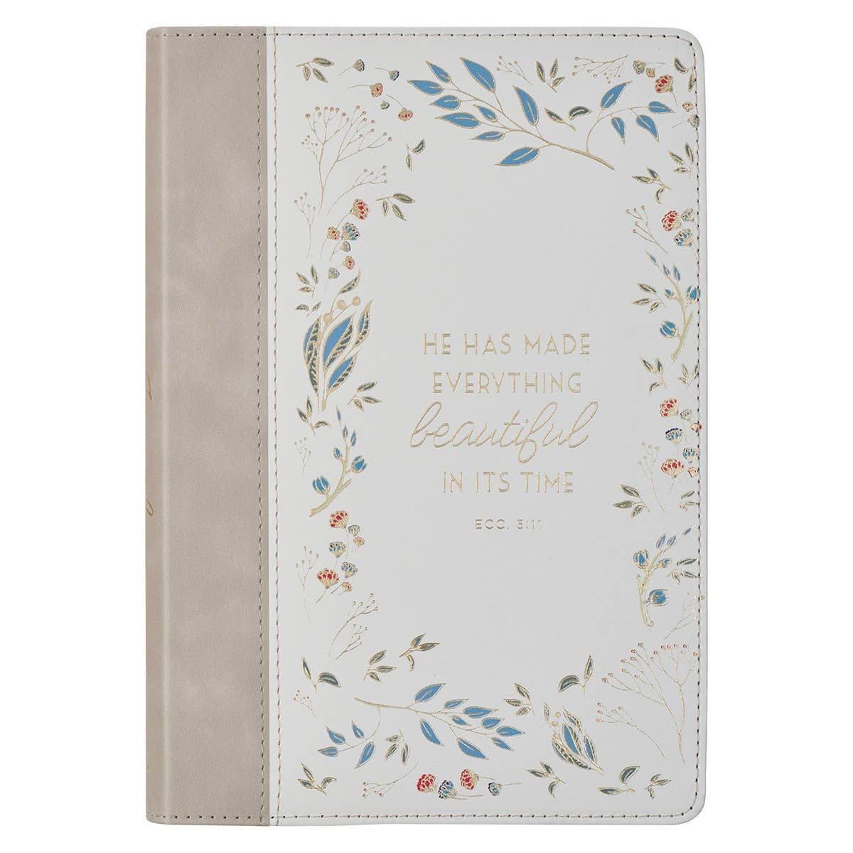 Journal Classic Beige/Cream Everything Beautiful Ecc. 3:11