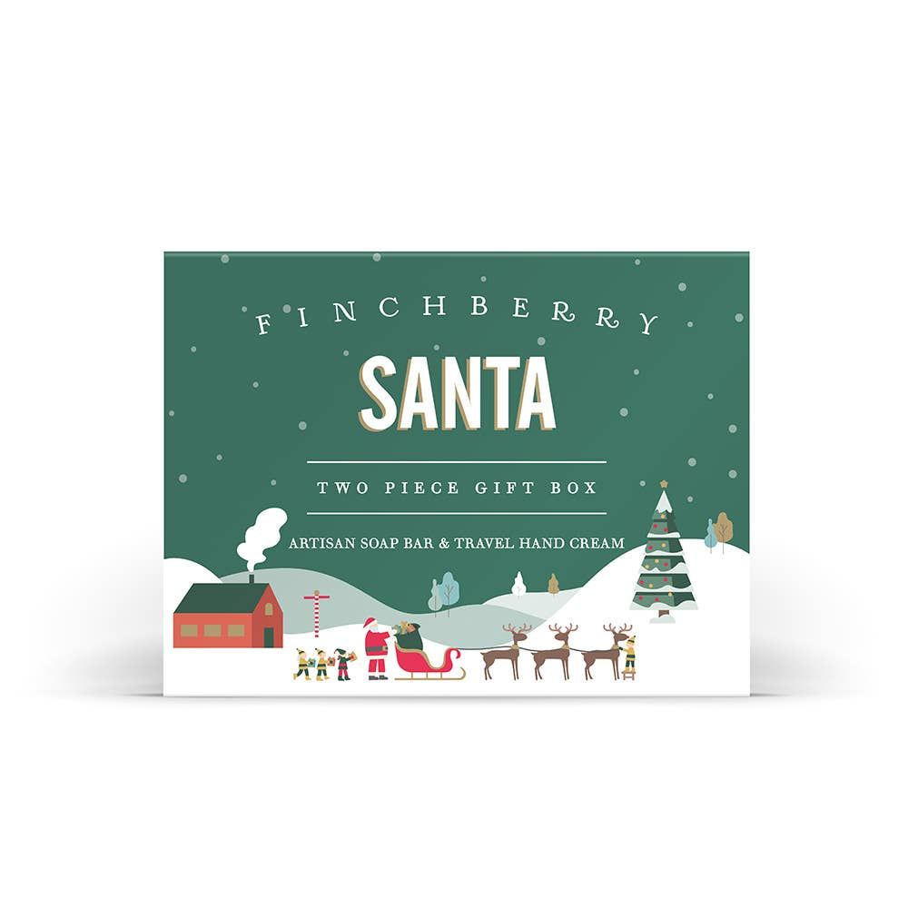 Santa 2 Pc Bath &amp; Body Holiday Gift Set
