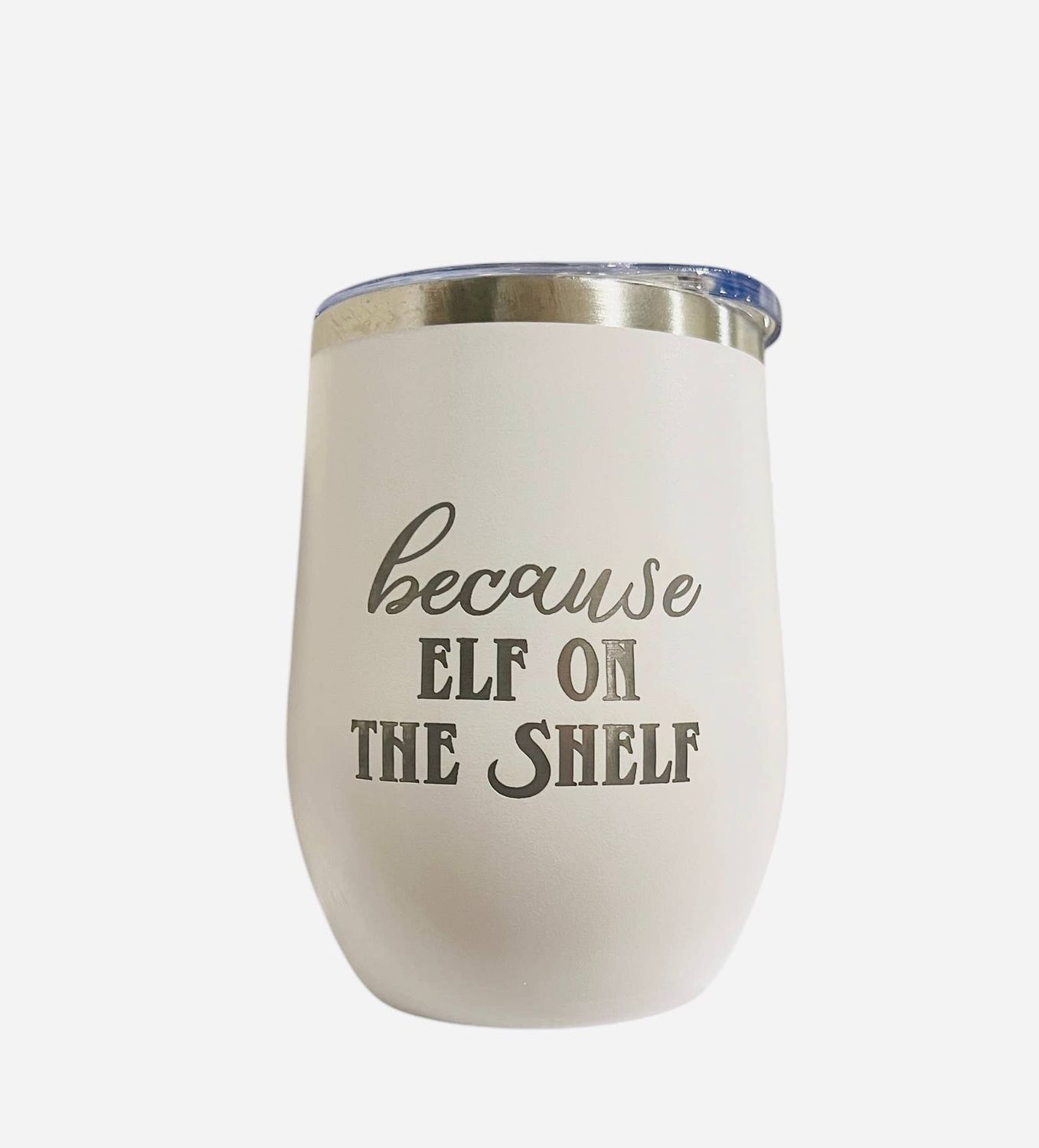 Elf on the Shelf Inspired Christmas Wine Tumbler