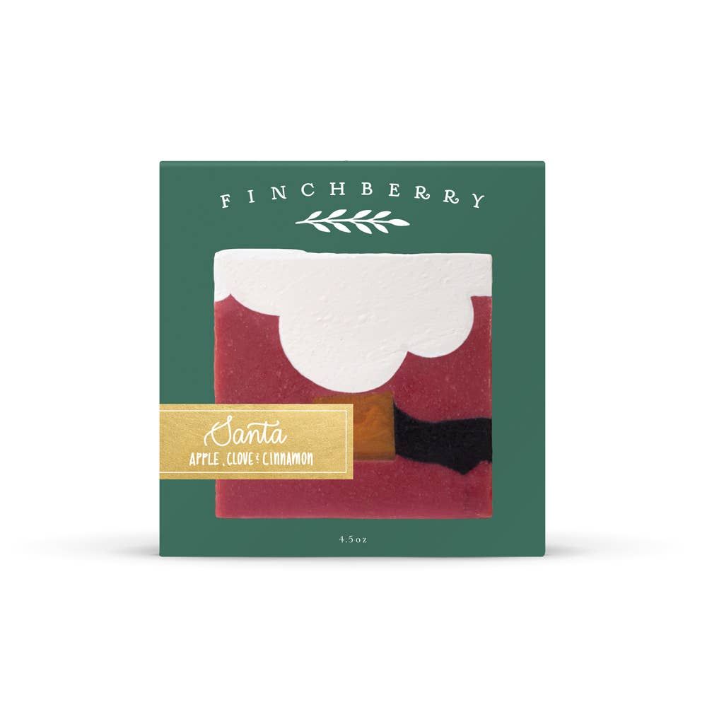 Santa Stocking Stuffer Vegan-Friendly Holiday Boxed Soap