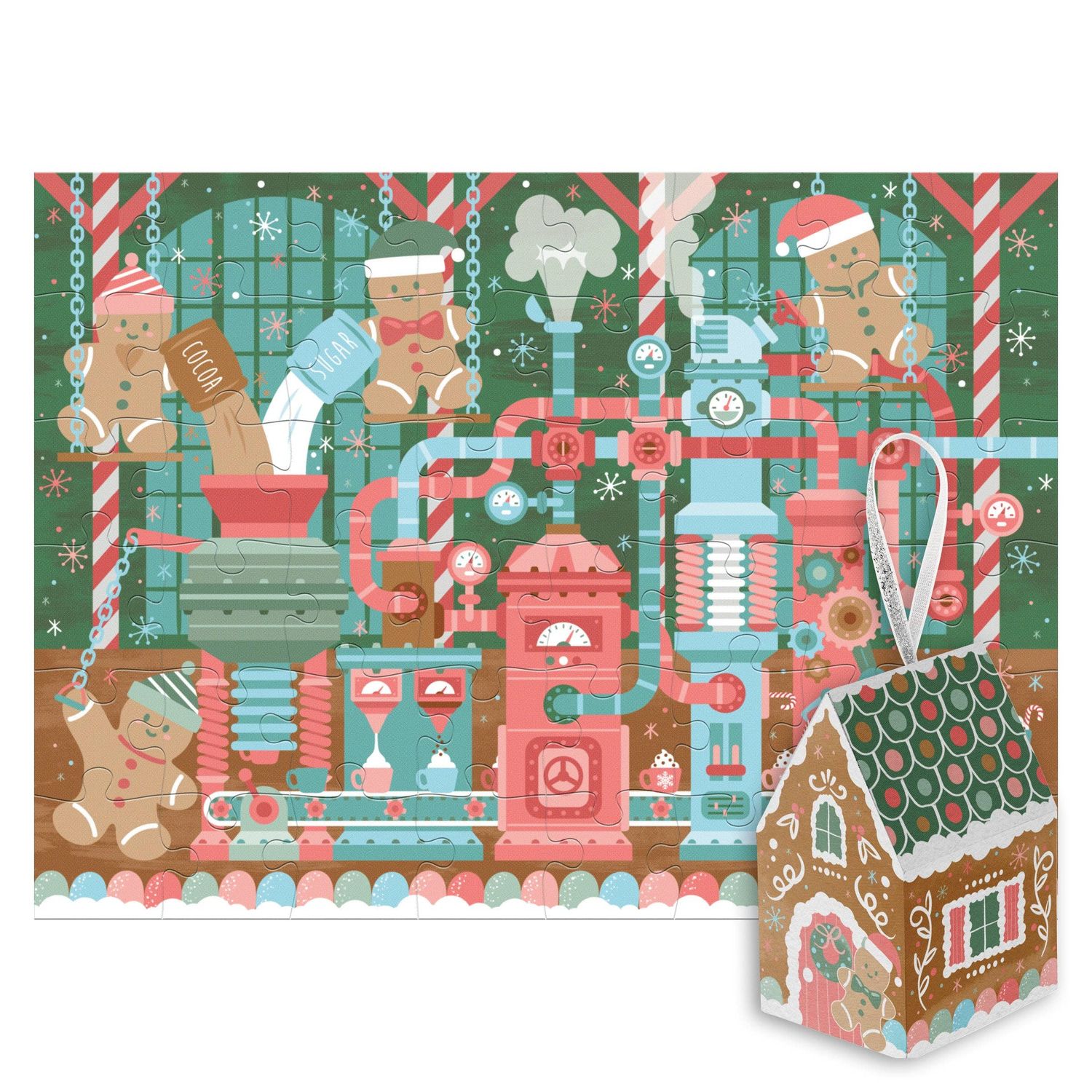 Gingerbread Ornament Puzzle, Theme: Gingerbread