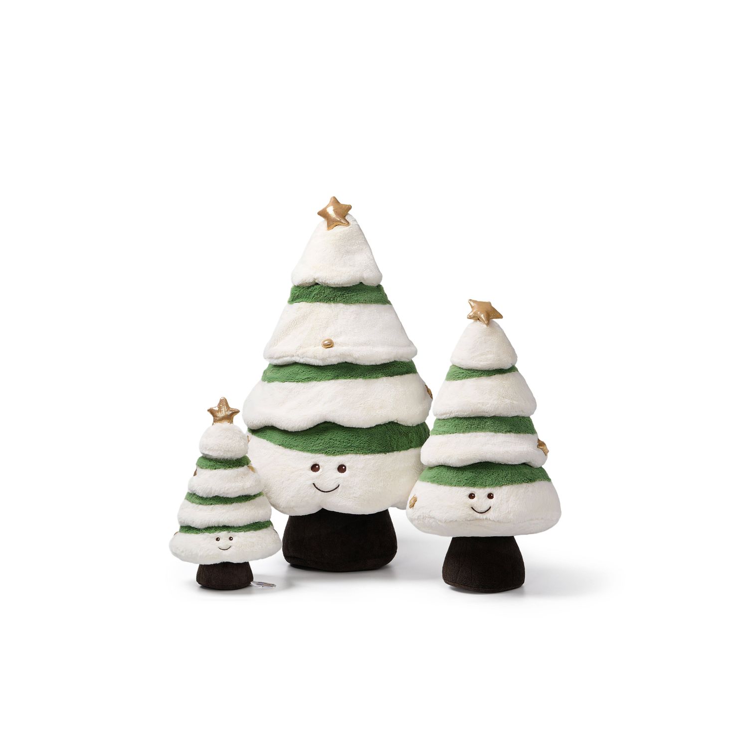 McHugs Snowy Christmas Tree Weighted Plush Animal 14"