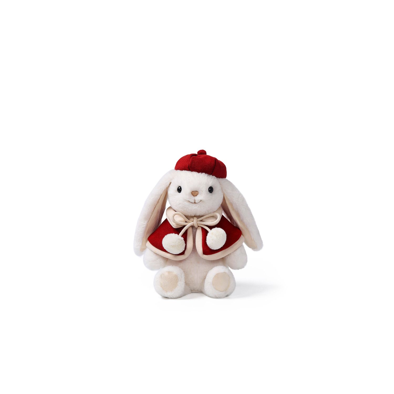 McHugs Stylish Cape Smiling Leveret Weighted Plush Animal 7"