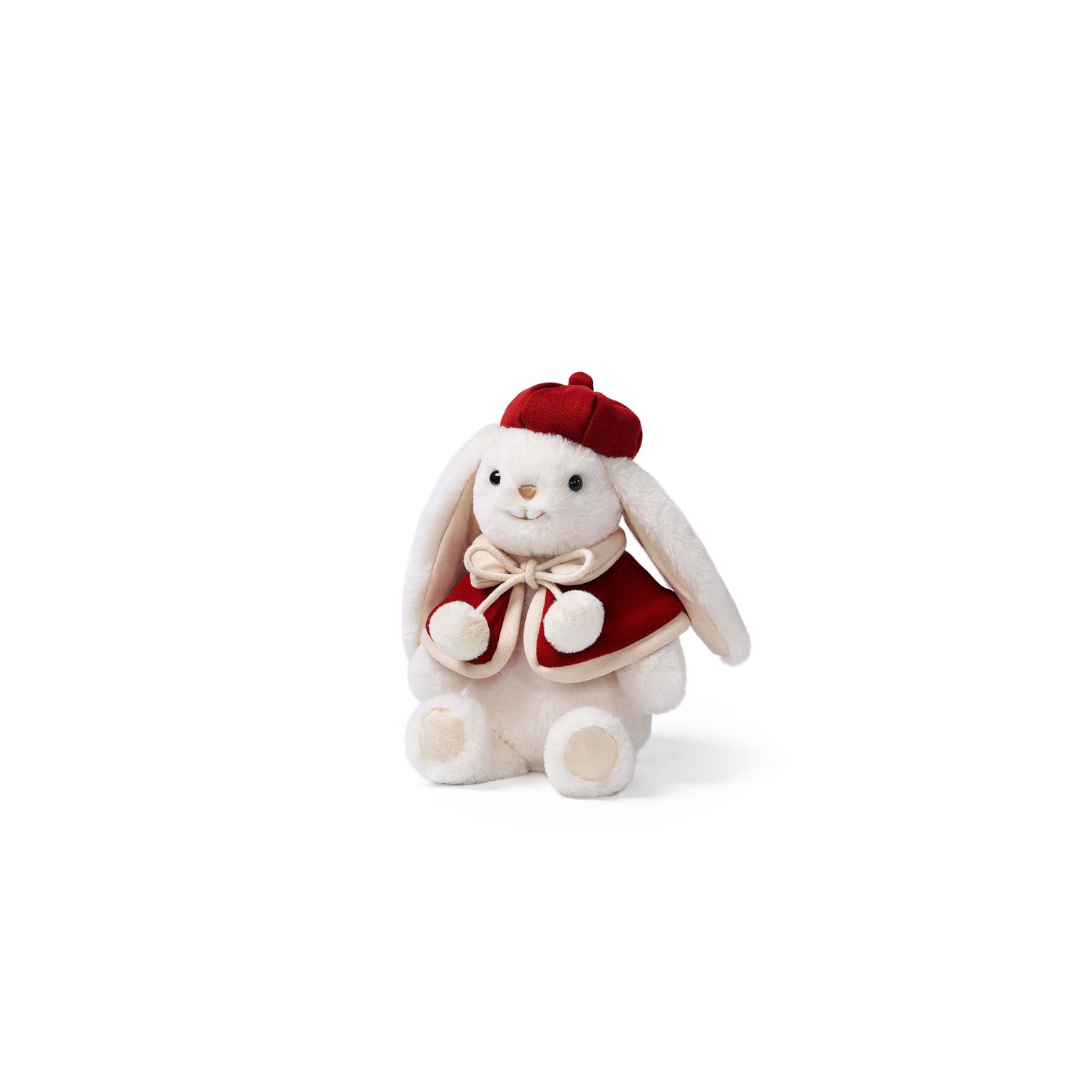 McHugs Stylish Cape Smiling Leveret Weighted Plush Animal 7"