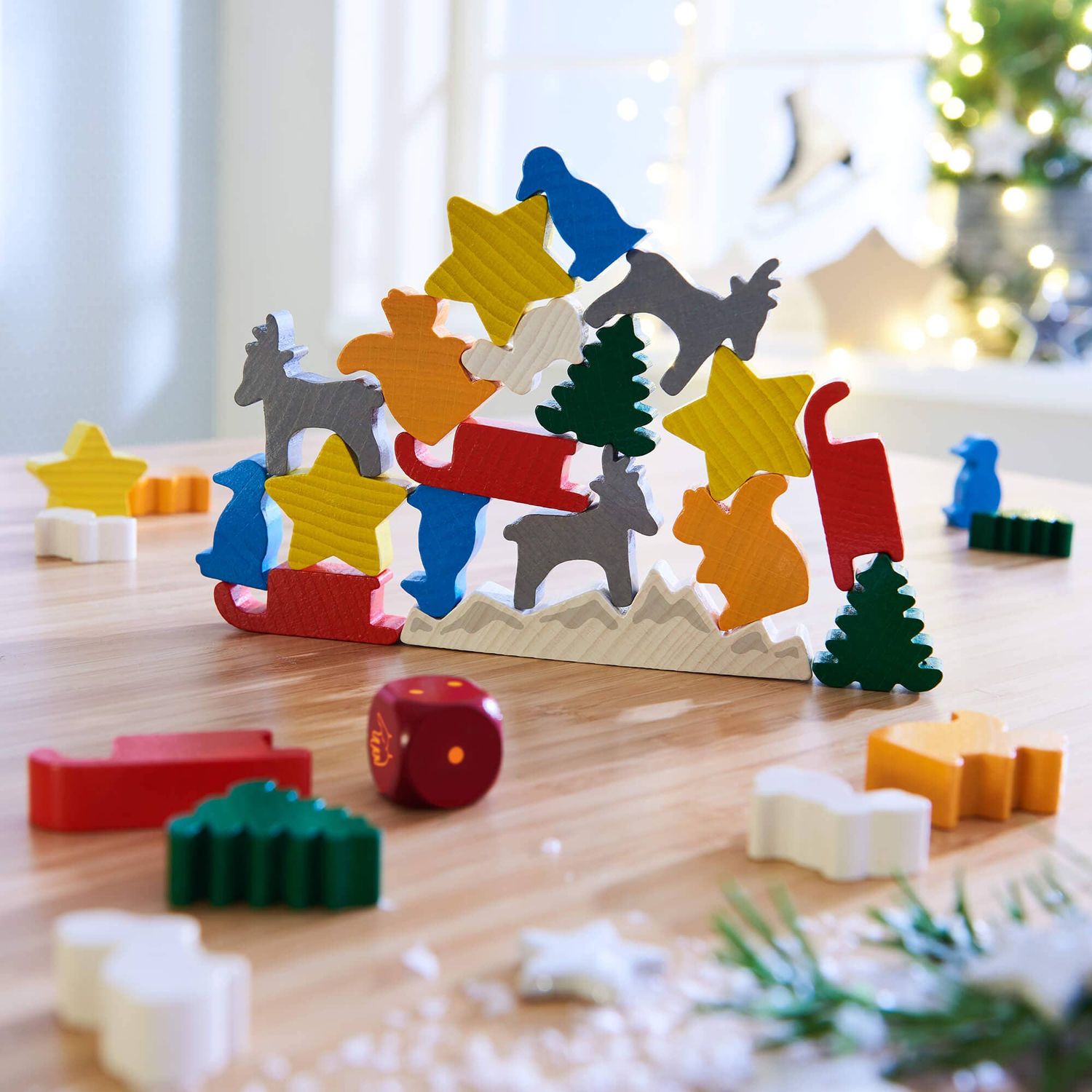 Animal Upon Animal Christmas Stacking Game