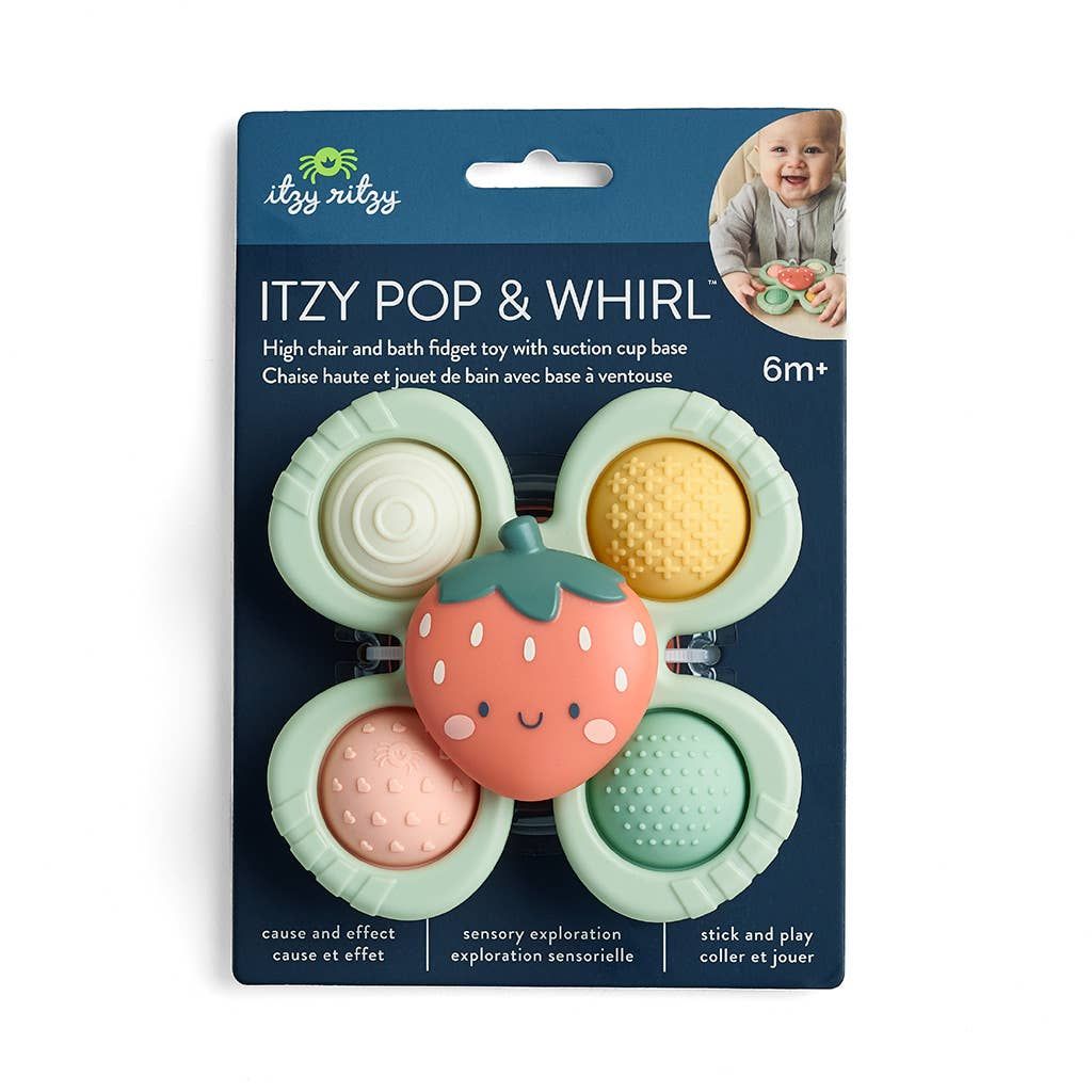 Itzy Pop &amp; Whirl™ - Bath + Travel Toy, Color: Strawberry