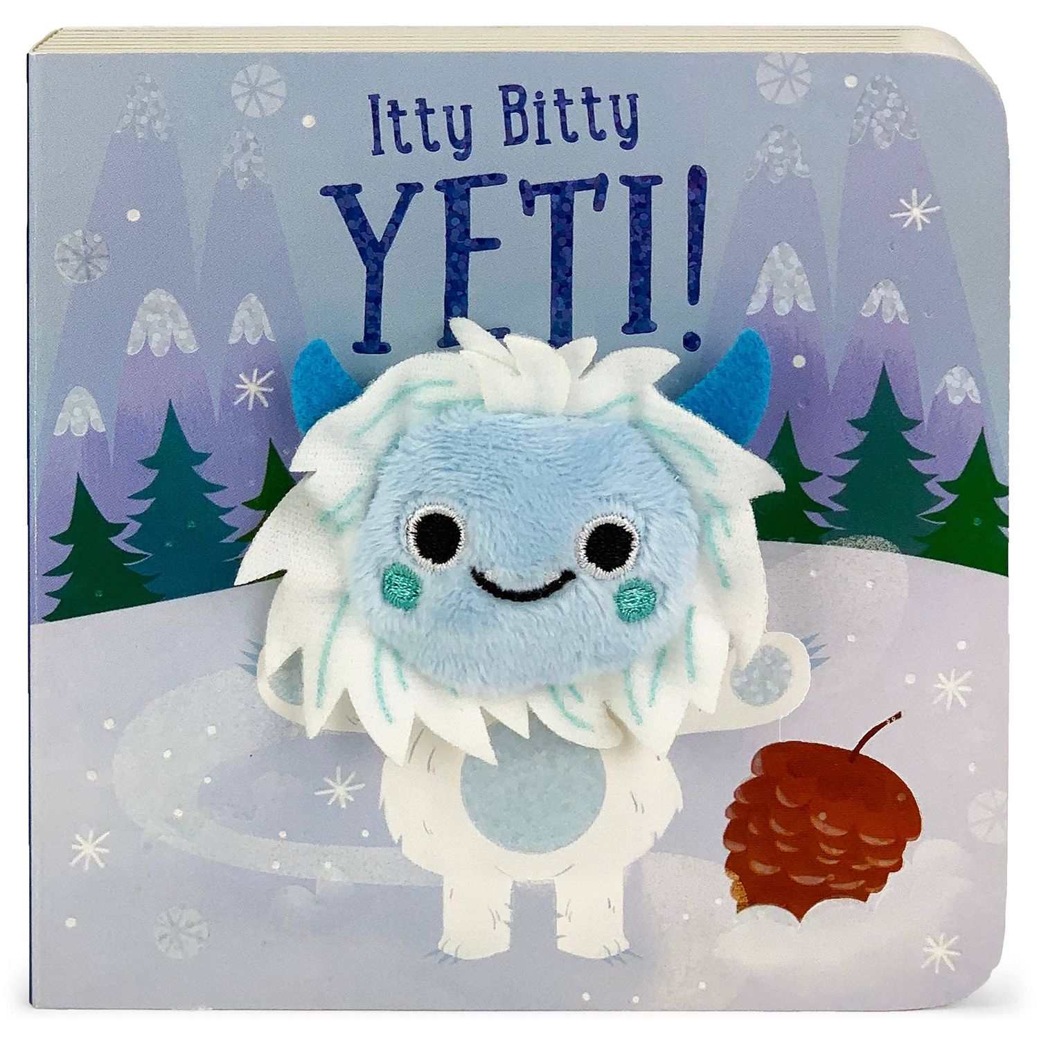 Itty Bitty Yeti Novelty Winter-Themed Finger Puppet Book