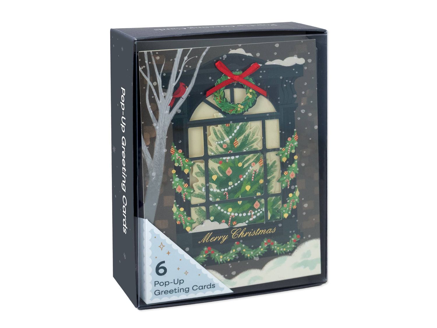 Cozy Room Pop-up Greeting Card - Holiday Boxed Cards Set