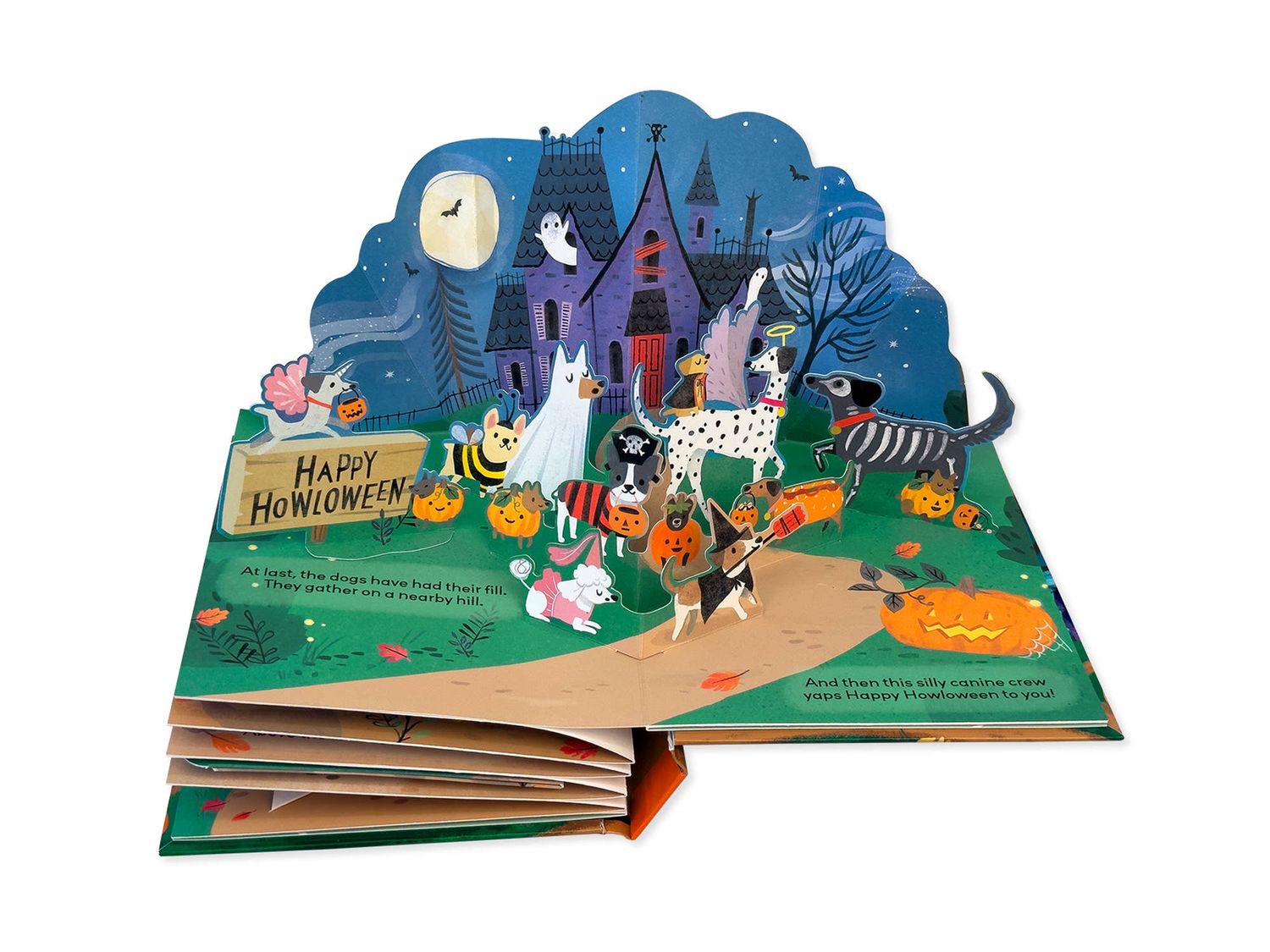 The Halloween Pup Crew! Kids Pop-up book - Ages 3 to 10