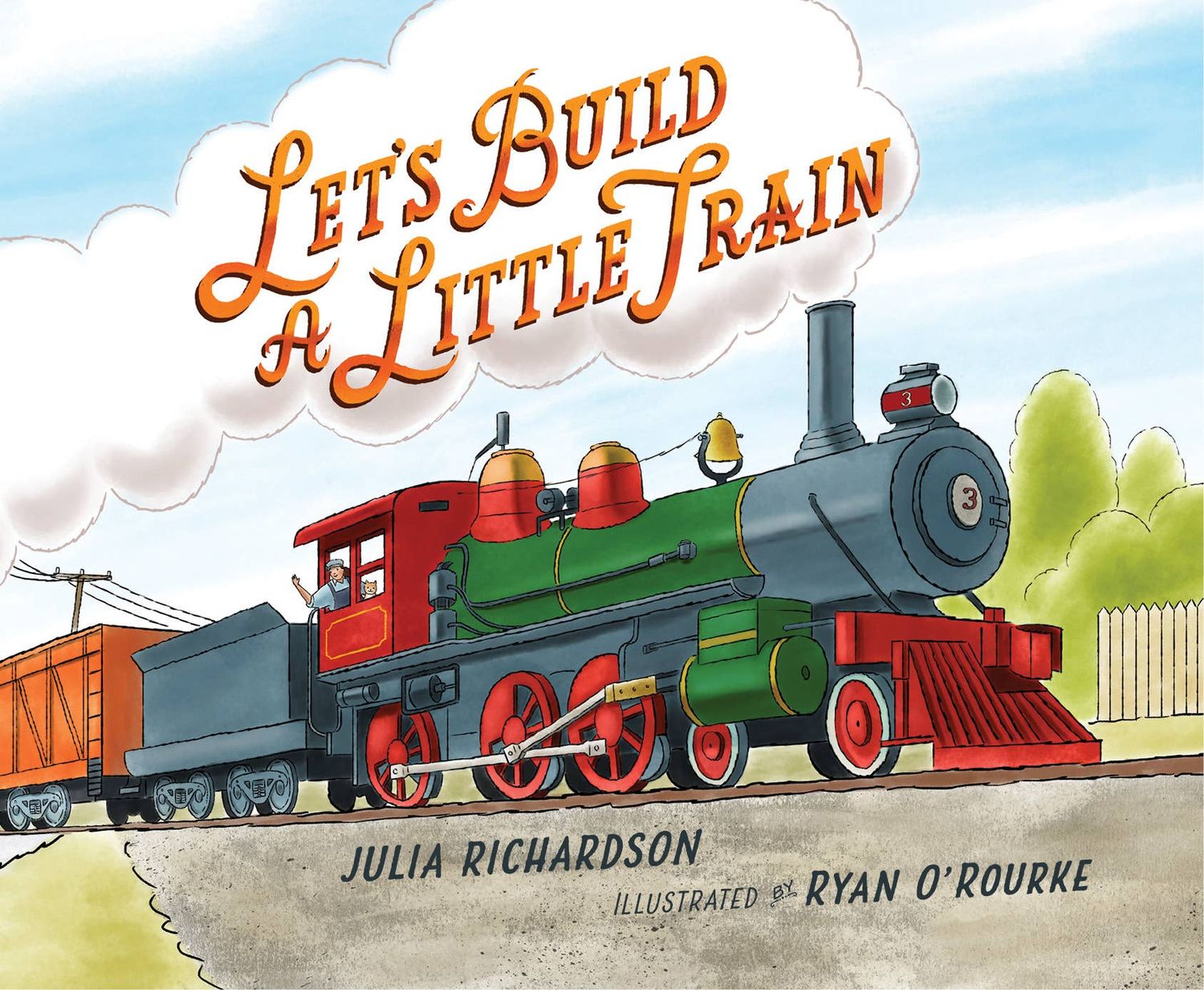 Let's Build a Little Train Picture Book