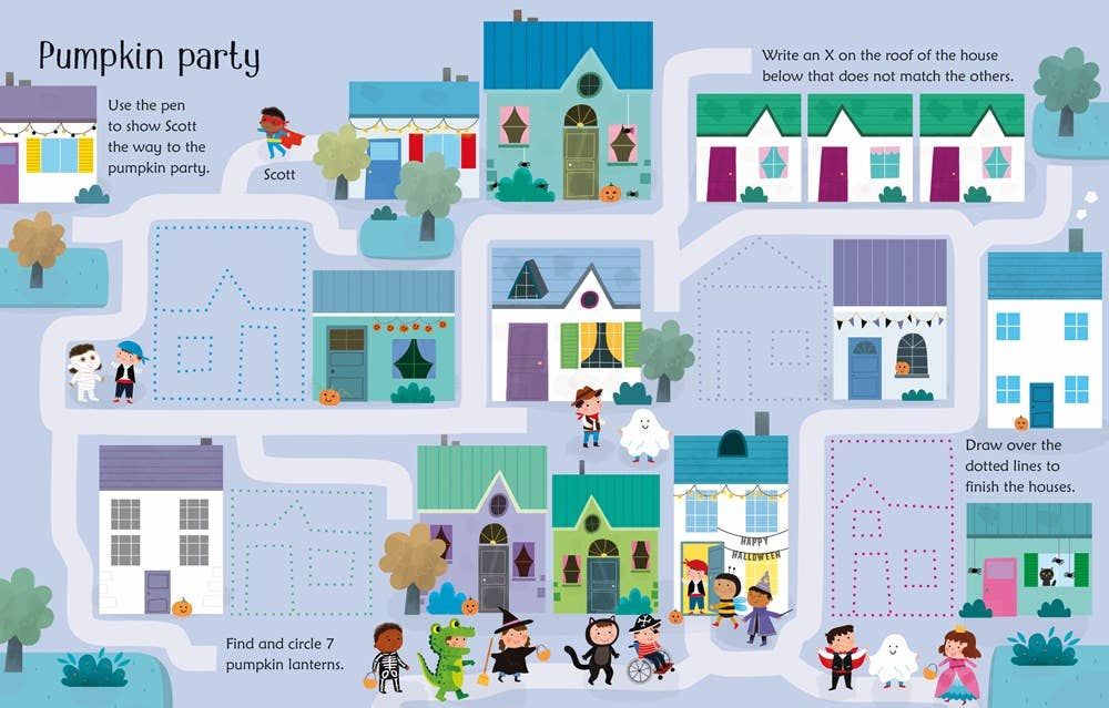 Wipe-Clean Halloween Activities : Usborne