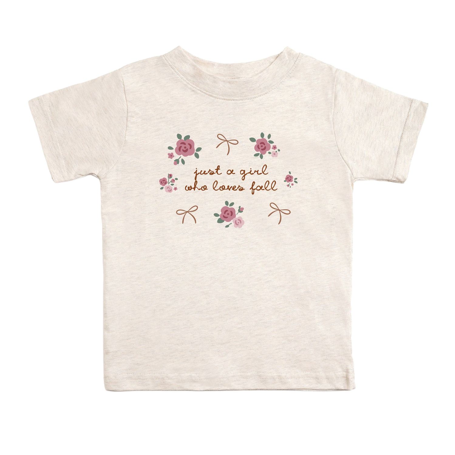 Just A Fall Girl Short Sleeve T-Shirt - Kids Clothing, Size: 18-24M