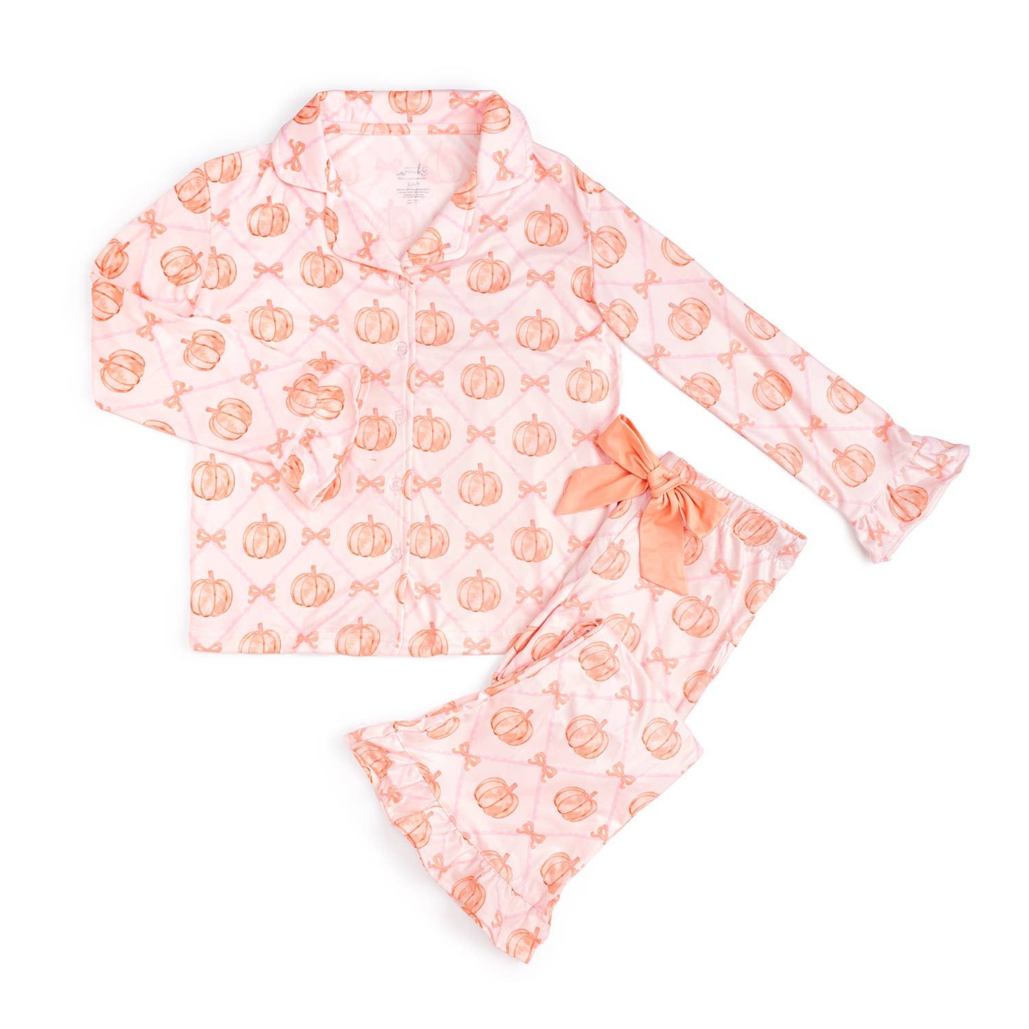 Pumpkin Trellis Lounge Set - Mommy and Me - Fall, Size: 12
