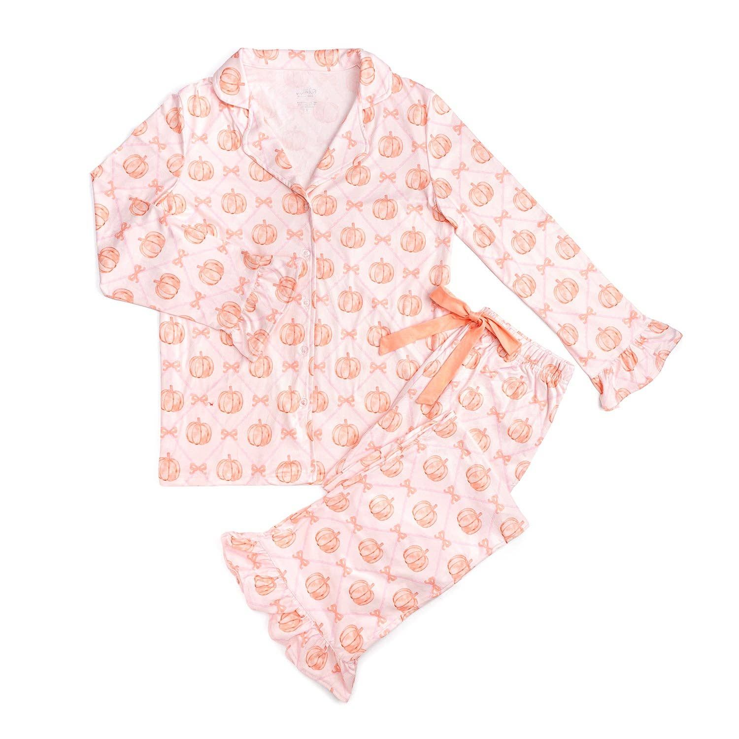 Pumpkin Trellis Women's Lounge Set - Mommy and Me - Fall, Size: L