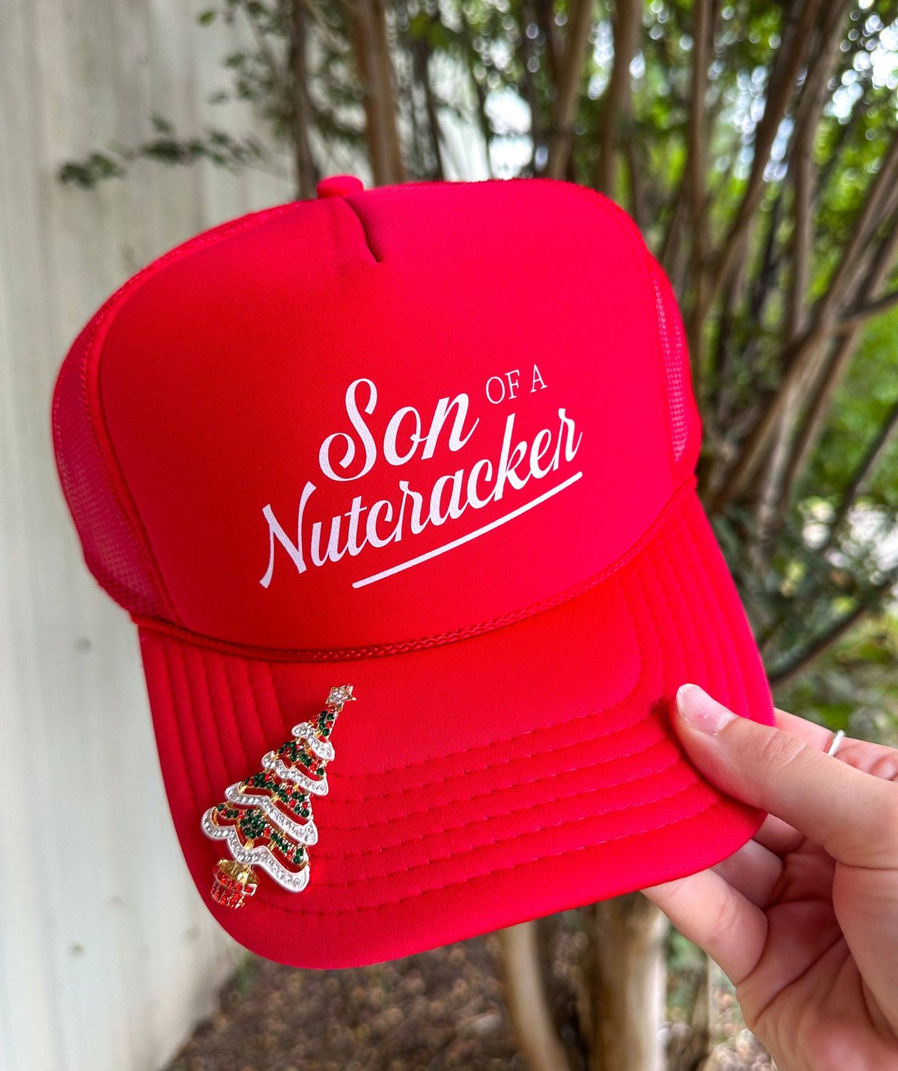 Son Of A Nutcracker Red Trucker