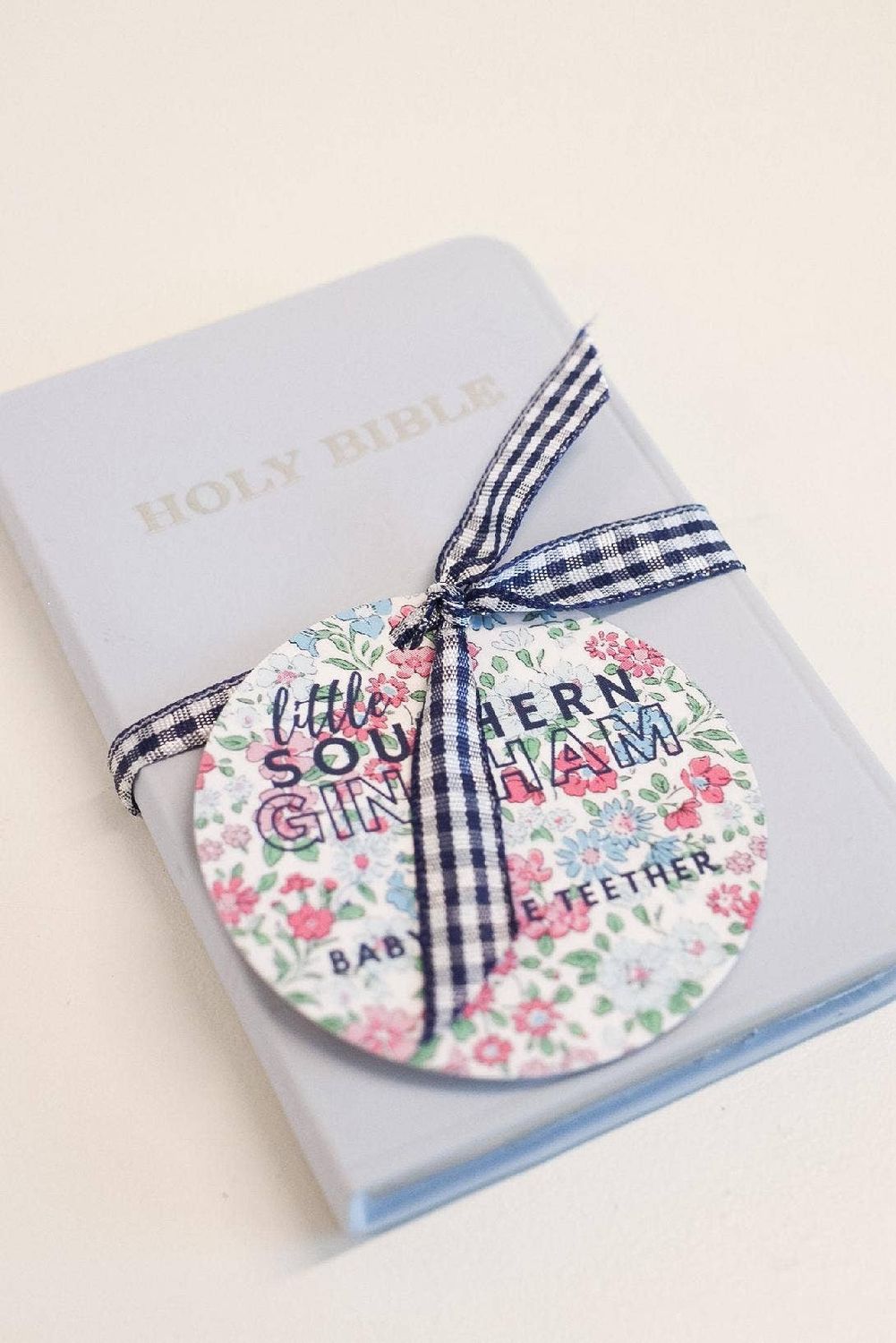 Baby Bible Teether, Color: Blue