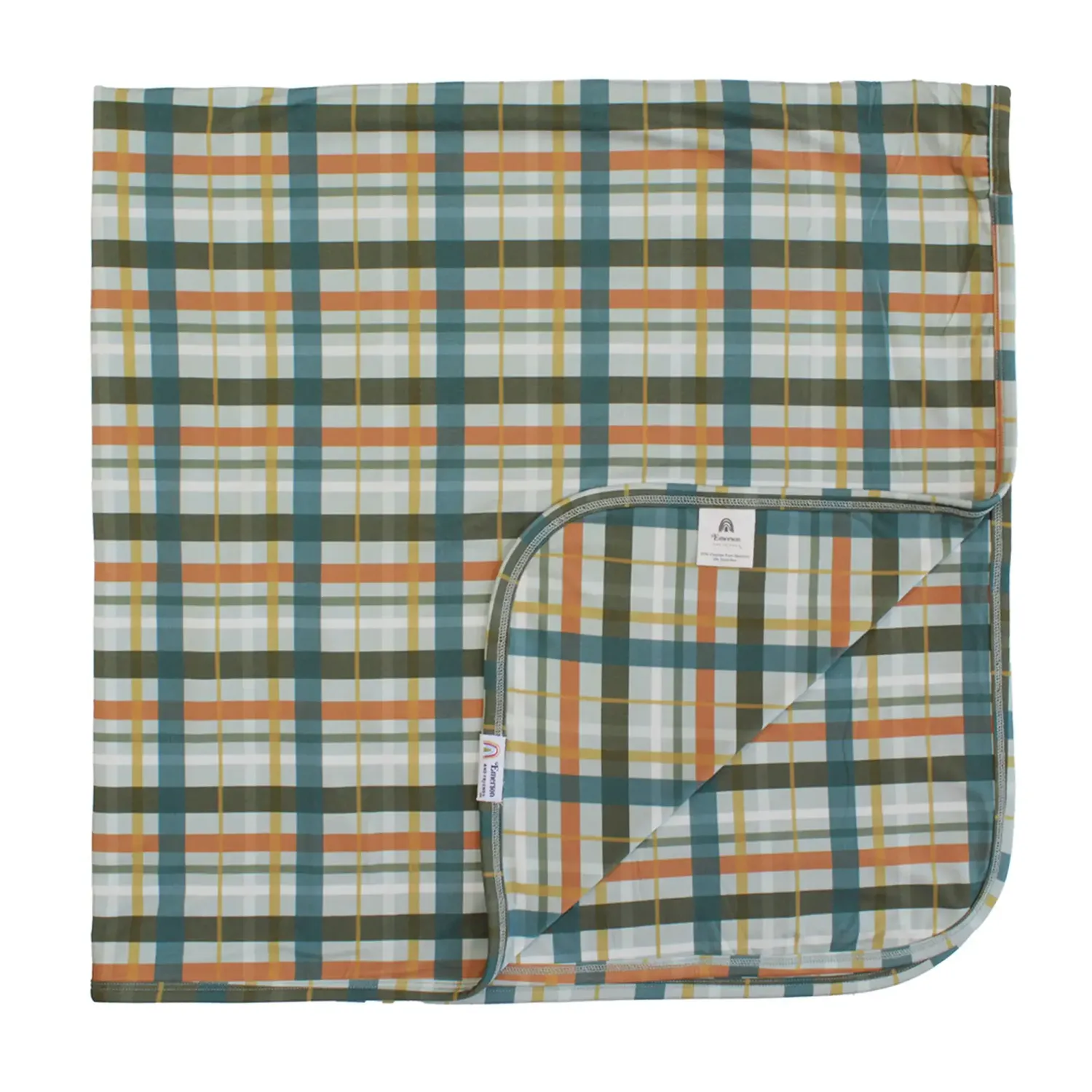 Fall Plaid Luxury Bamboo Blanket
