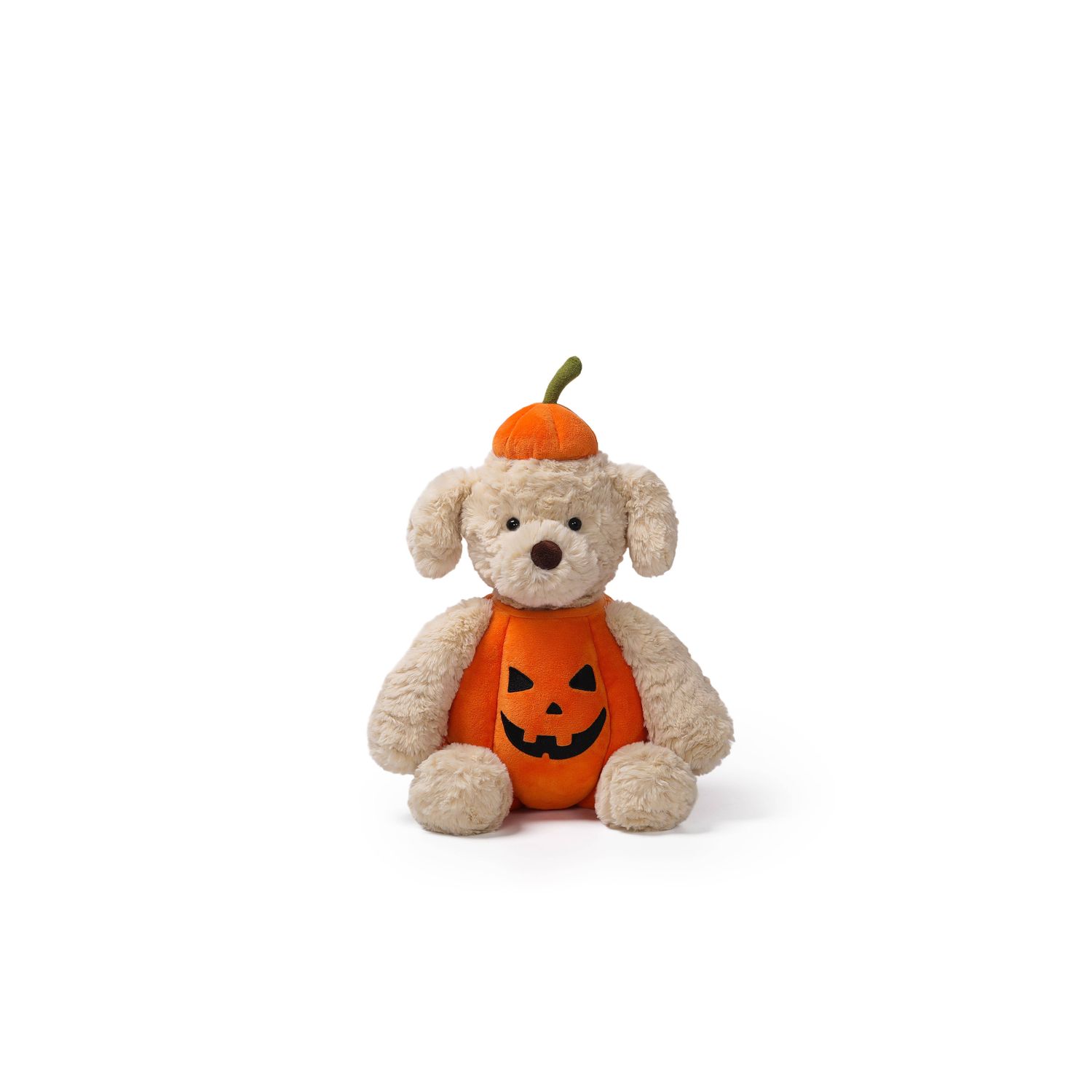 McHugs Pumpkin Puppy Weighted Plush Animal 10"