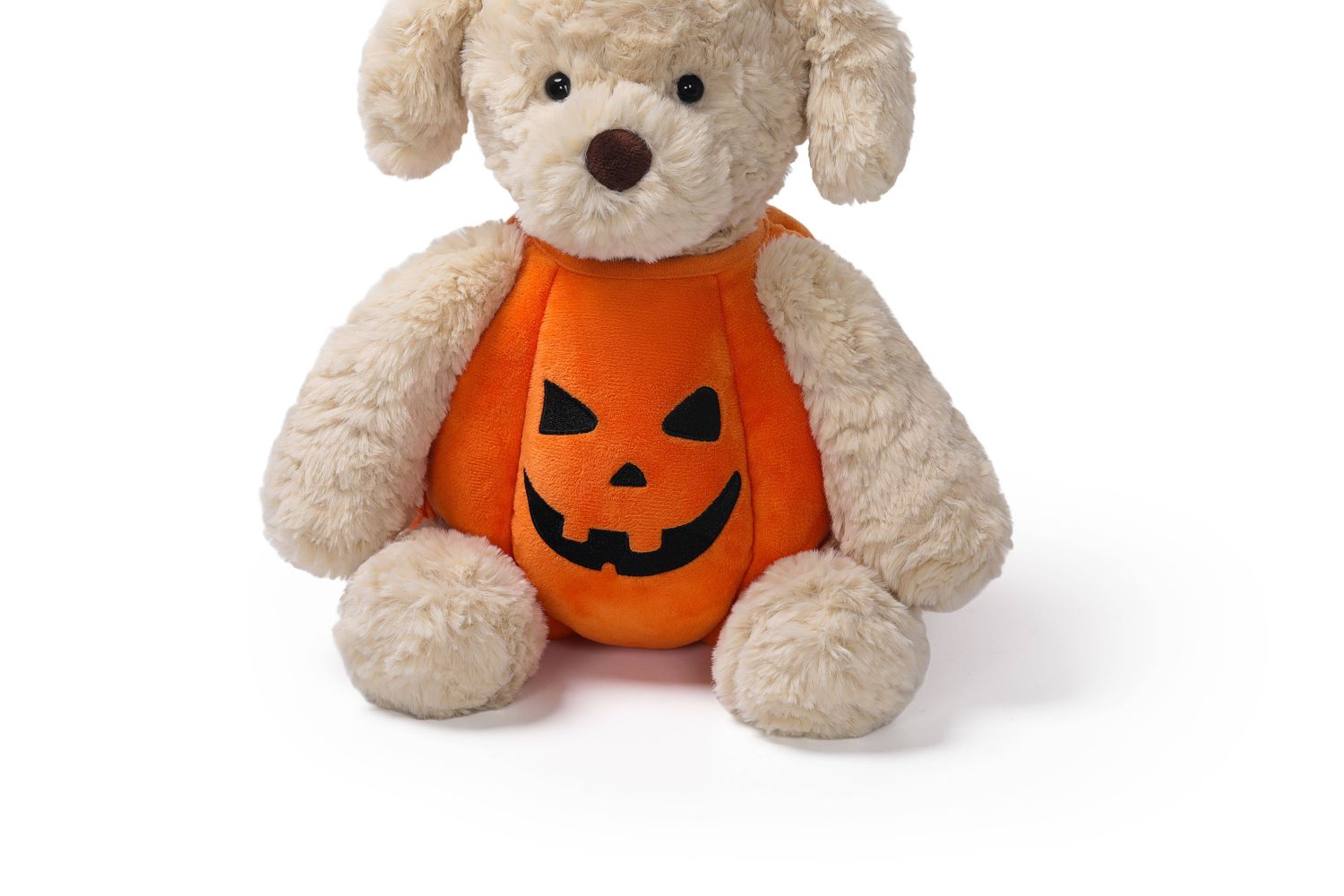 McHugs Pumpkin Puppy Weighted Plush Animal 10"