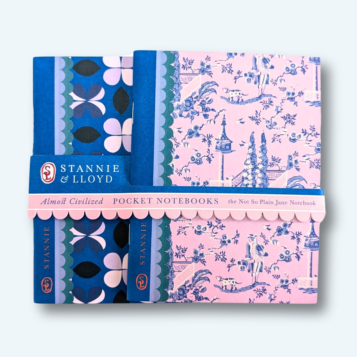 Pocket Notebook Duo - Modern Toile