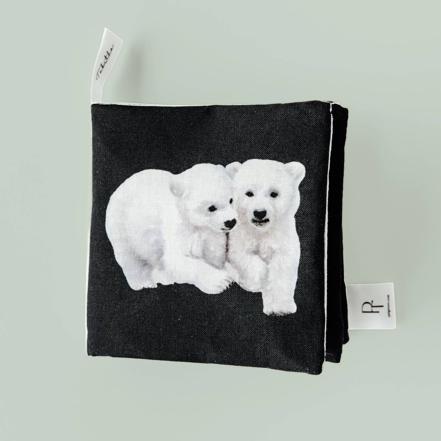 Baby’s Black &amp; White Crinkle Book Made With Organic Cotton