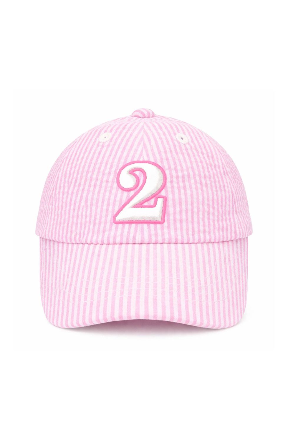 Birthday Milestone Bow Baseball Hats, Accessory size: Baby (0-2), Age group: 2