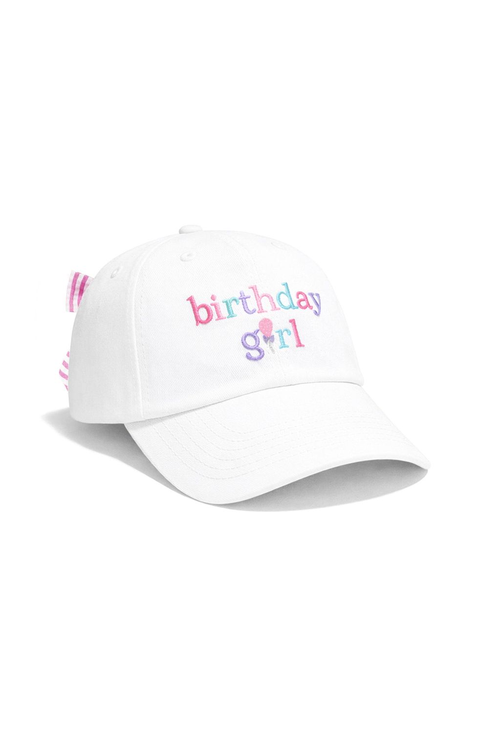 Birthday Girl Bow Baseball Hat, Size: Baby/Toddler