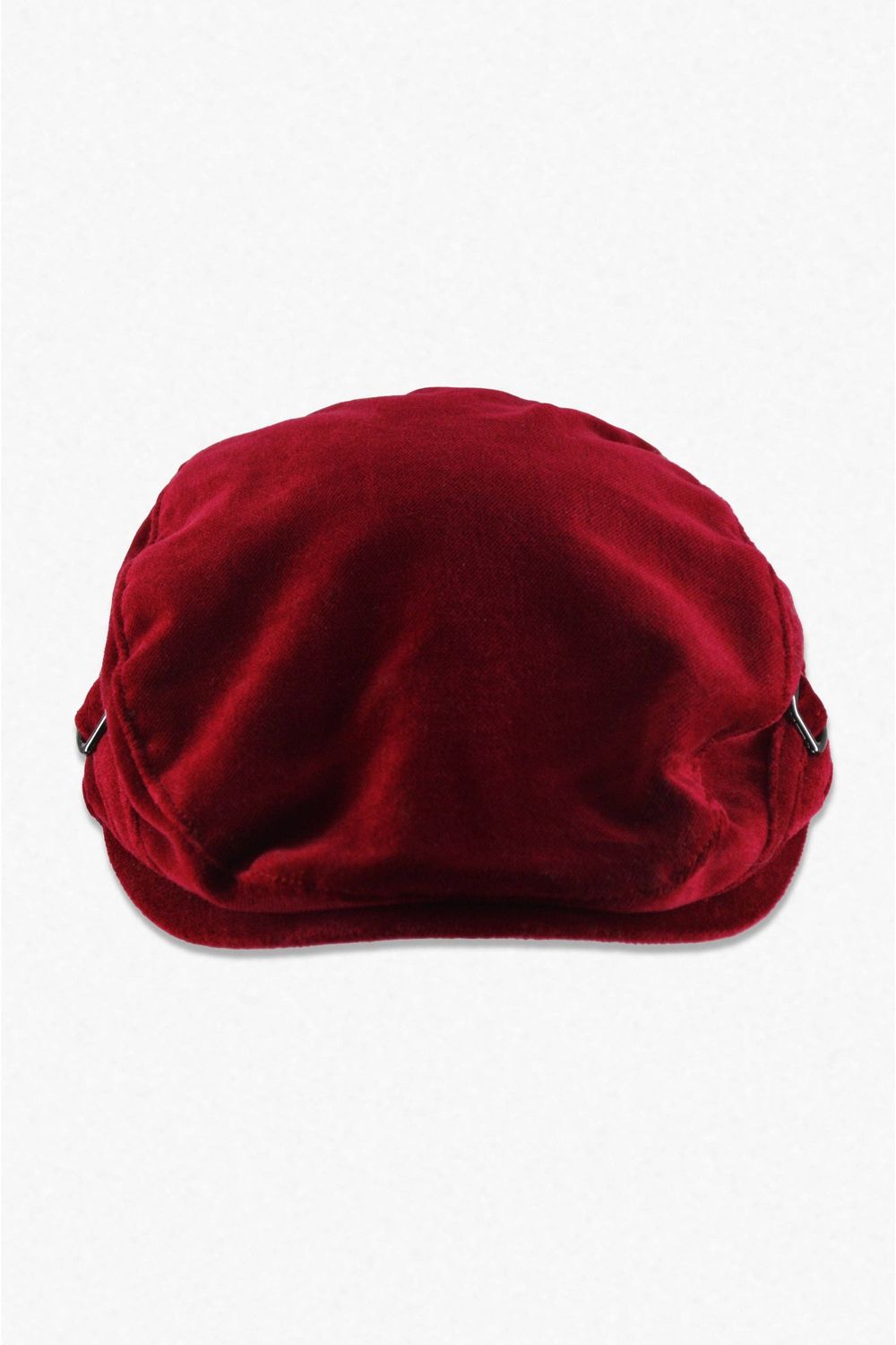 Carriage Boutique Baby and Toddler Red Velvet Newsboy Cap, Size: 3/18M